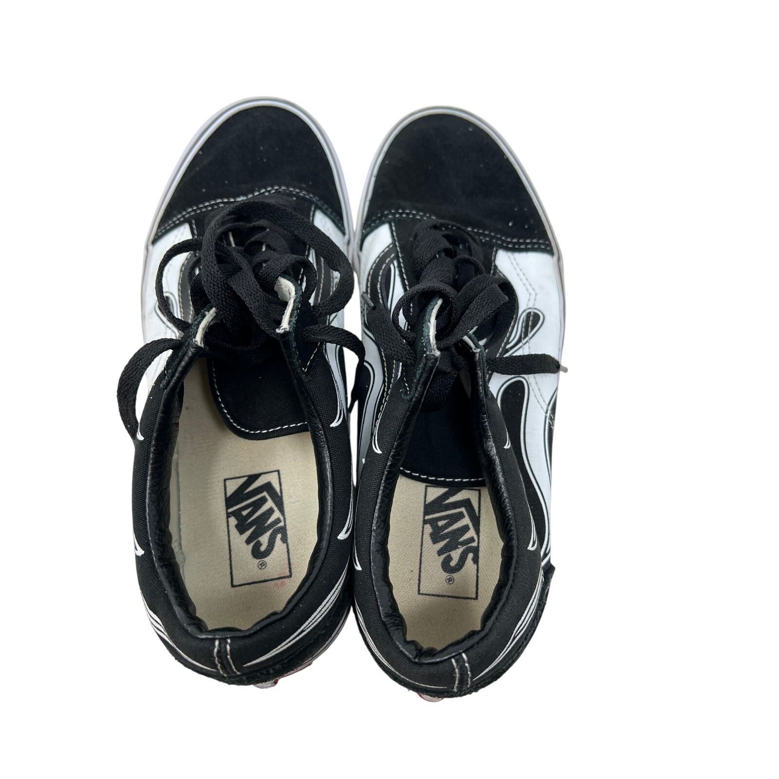Vans Vans Old Skool Flame Tie Skate Shoes Mens 10 Size US 10 / EU 43 - 6 Thumbnail