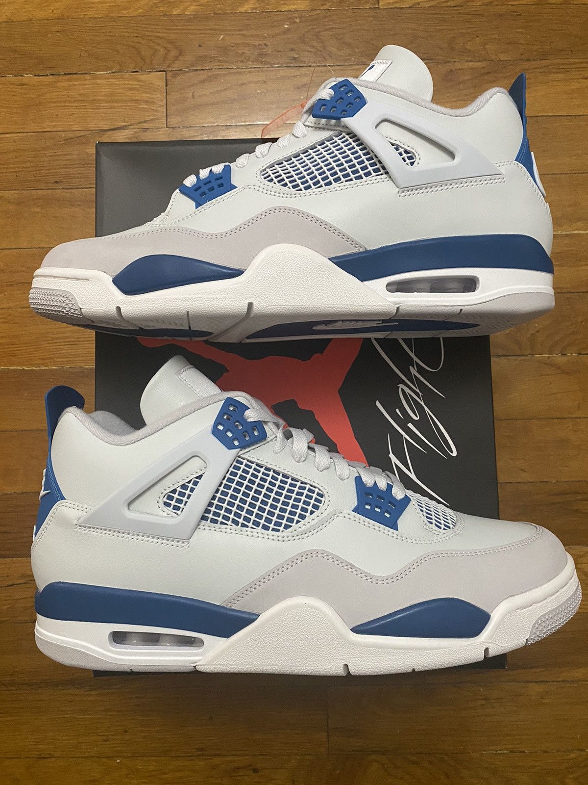 Jordan Brand × Nike Size 13 - Jordan 4 Retro Military Blue Men's Size US 13 / EU 46 - 2 Thumbnail