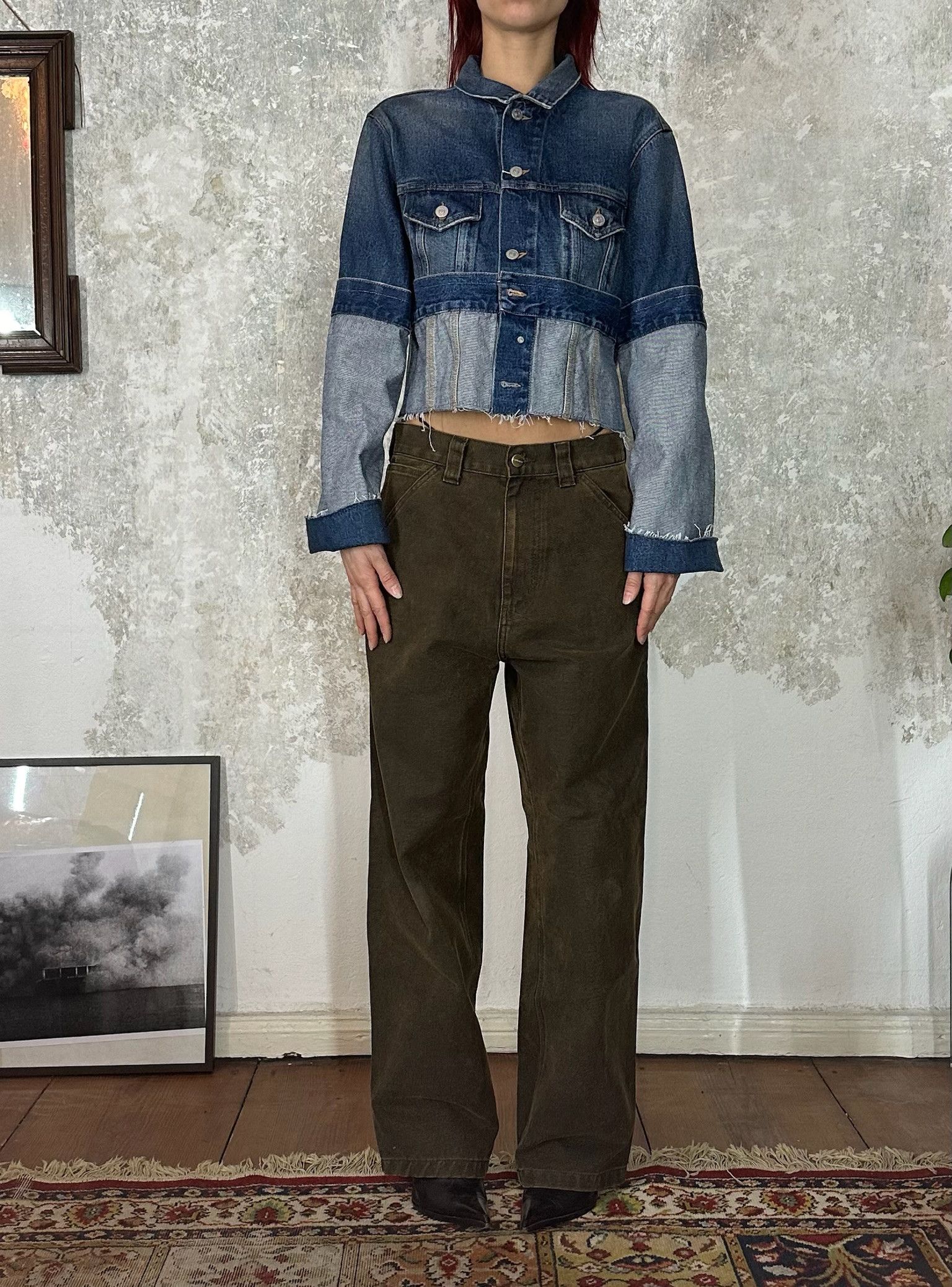 Maison Margiela MM6 Maison Margiela Cropped Denim Jacket Size M / US 6-8 / IT 42-44 - 5 Thumbnail