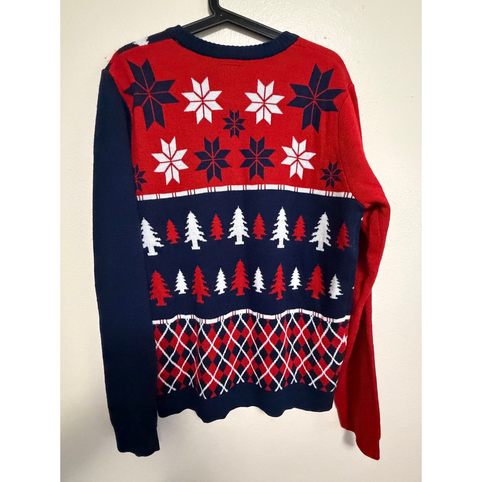 NFL NFL Team Apparel New England Patriots Ugly Sweater Mens M Size US L / EU 52-54 / 3 - 5 Thumbnail