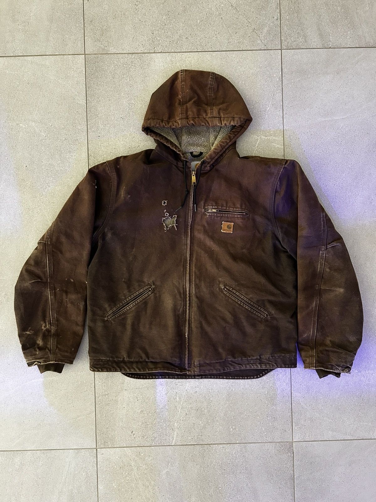Carhartt Carhartt J141 DKB Duck Jacket (Men’s XL) Distressed Fade Size US XL / EU 56 / 4 - 1 Thumbnail