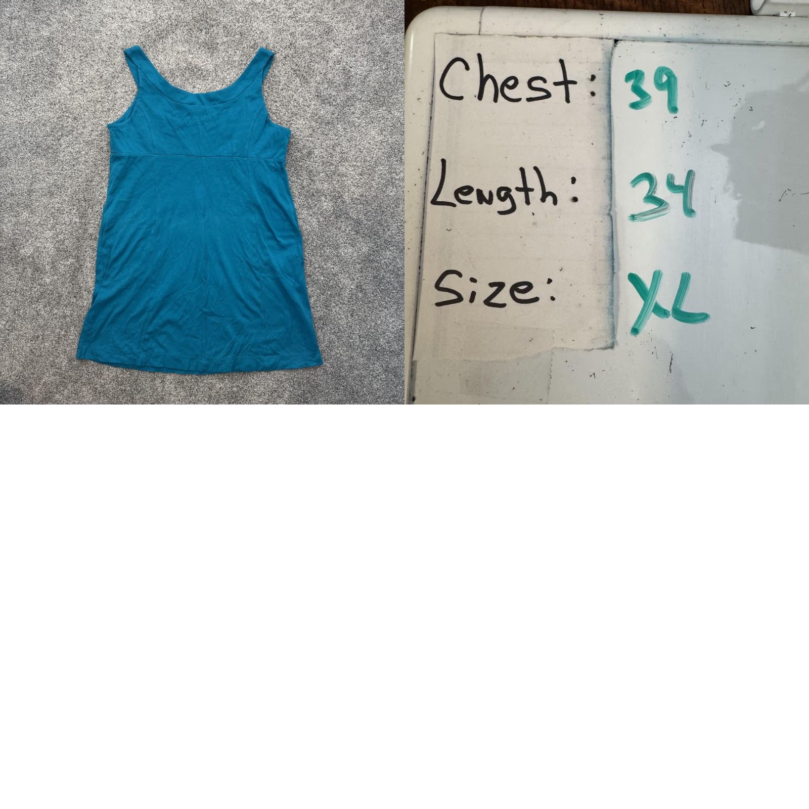 Vintage New York & Company Dress XL Sleeveless Tank Layering Y2K Revival Office Chic Blue Womens Size XL / US 12-14 / IT 48-50 - 8 Thumbnail