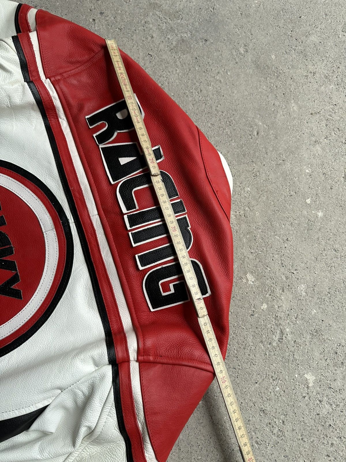 Lucky Brand Lucky Strike Exklusiv Arrow Leather Jacket S red white Size US S / EU 44-46 / 1 - 23 Thumbnail