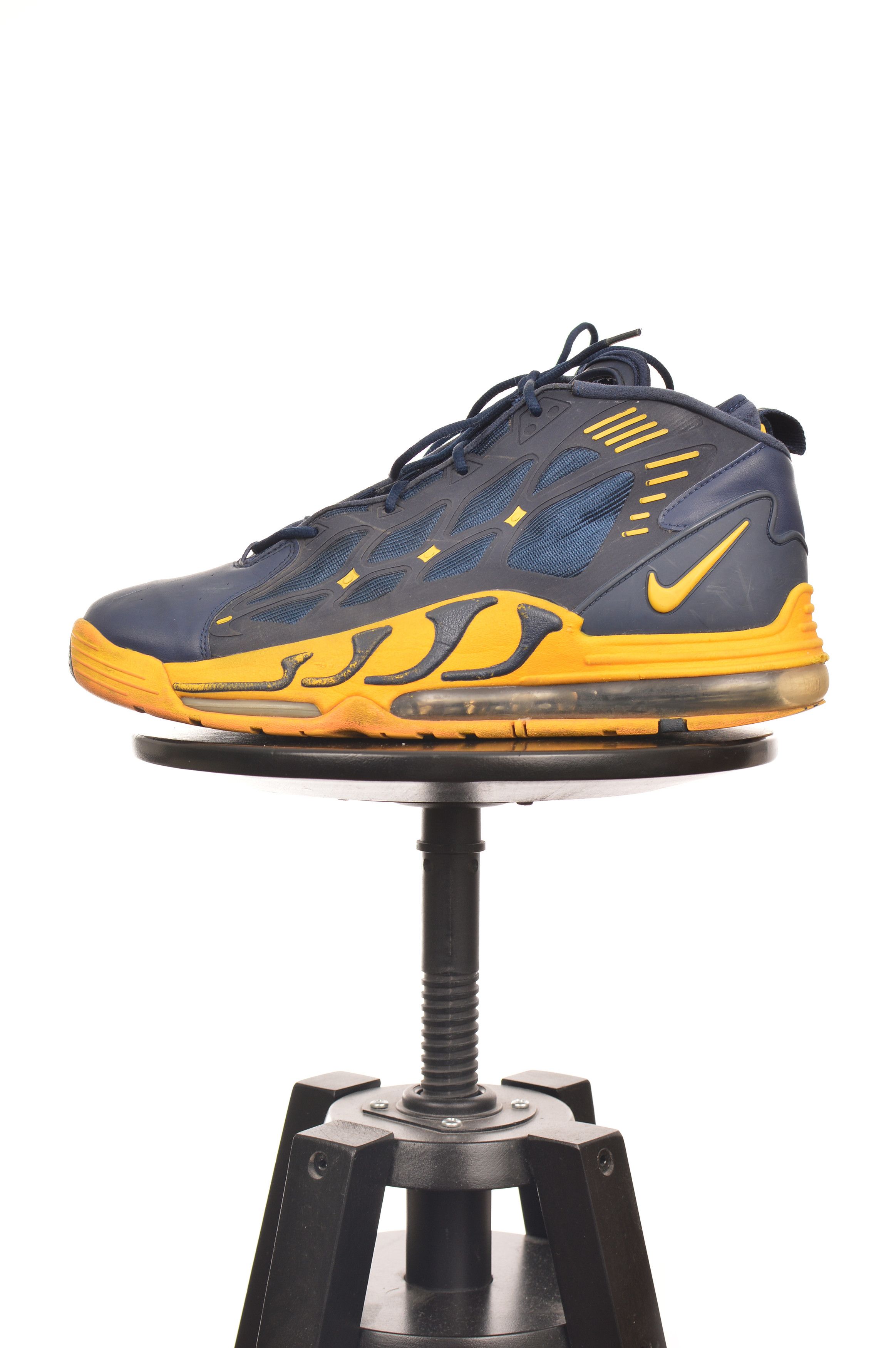 Nike Nike Air Max 90 Jacquard Flyknit Trainers, Blue/Orange 