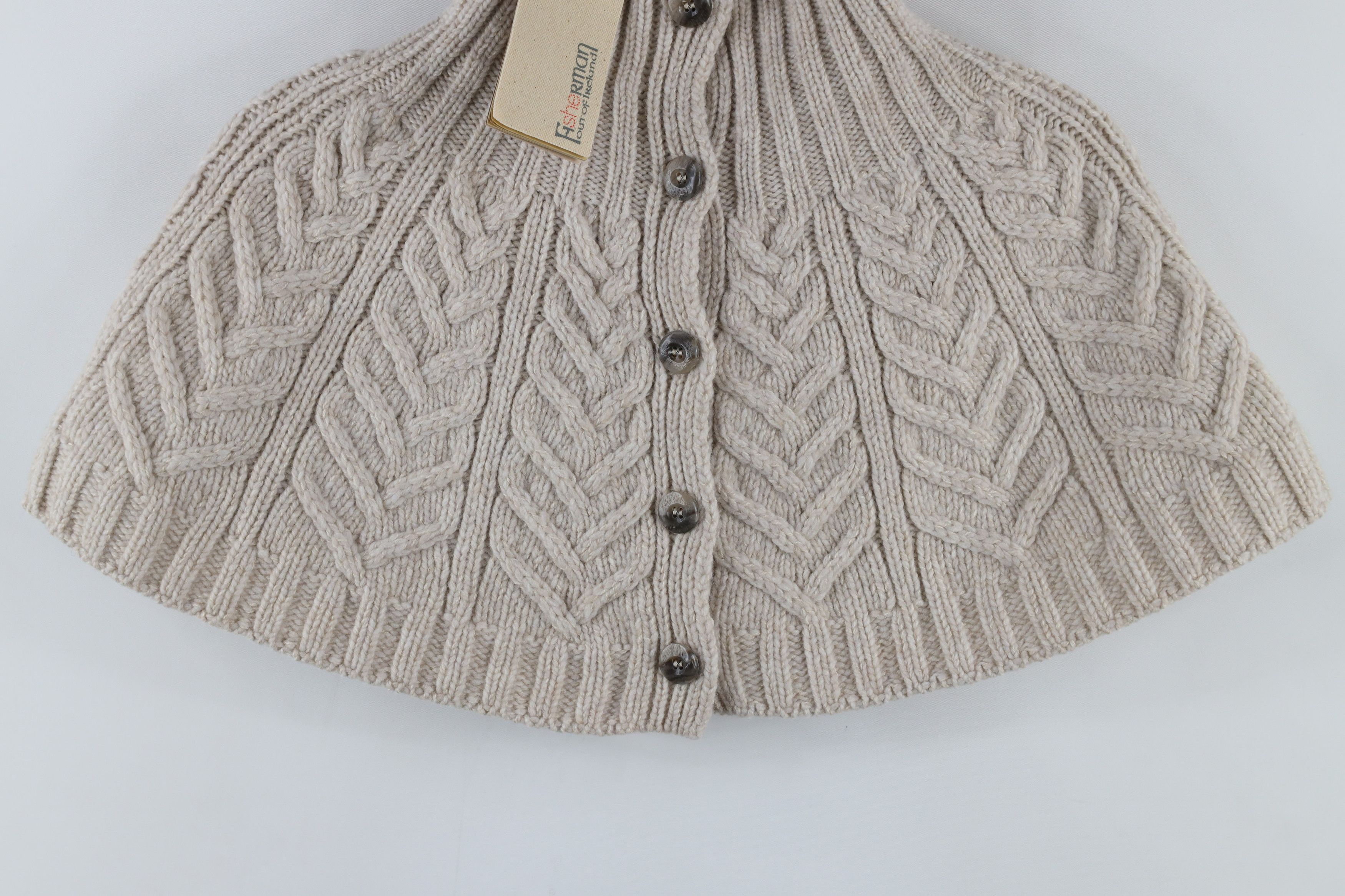 Vintage Deadstock Vintage Irish Shoulder Warmer Capelet Sweater Size M / US 6-8 / IT 42-44 - 3 Thumbnail