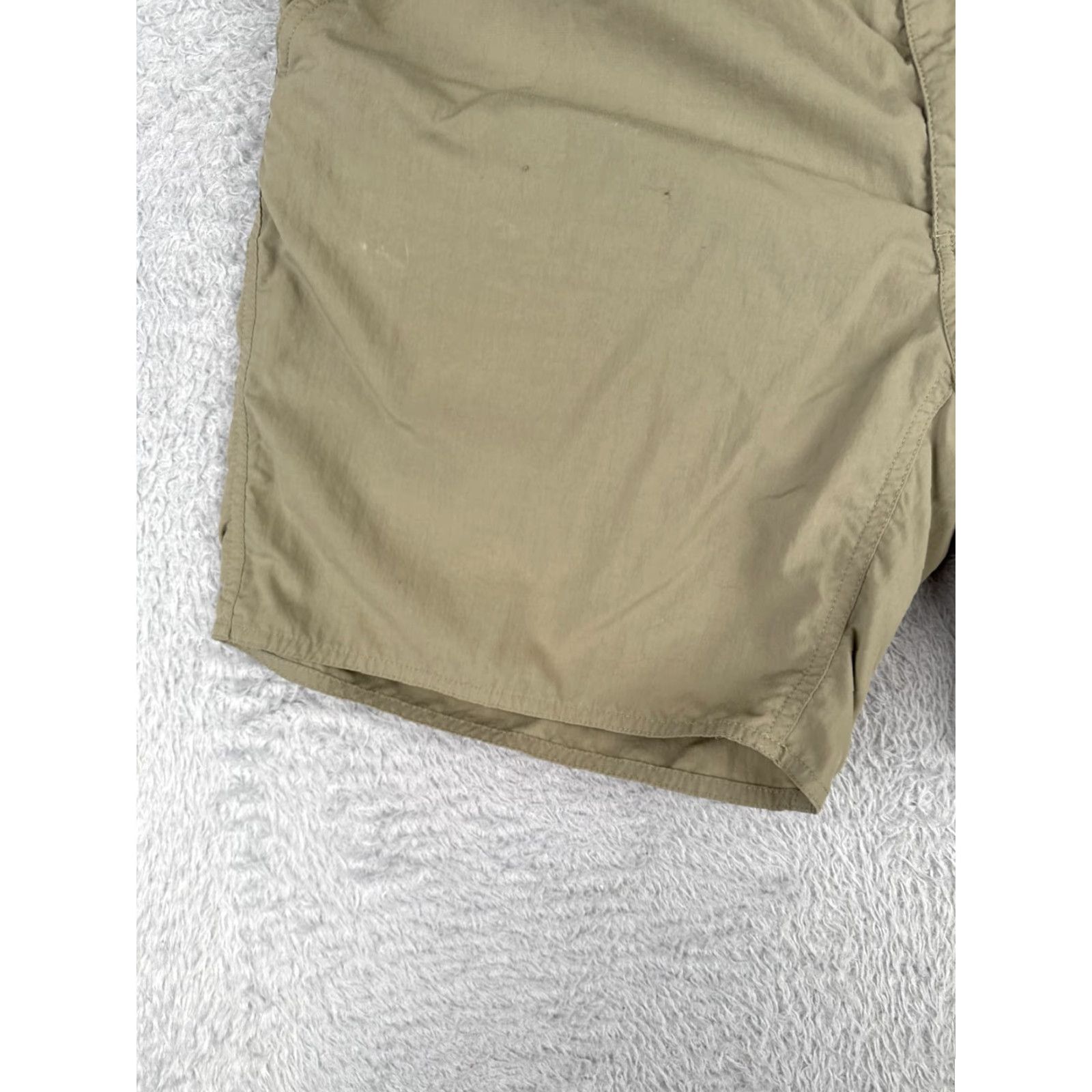 The North Face The North Face Shorts Mens Medium Beige Cargo 100% Nylon Stowable 8" READ Size US 31 - 3 Thumbnail