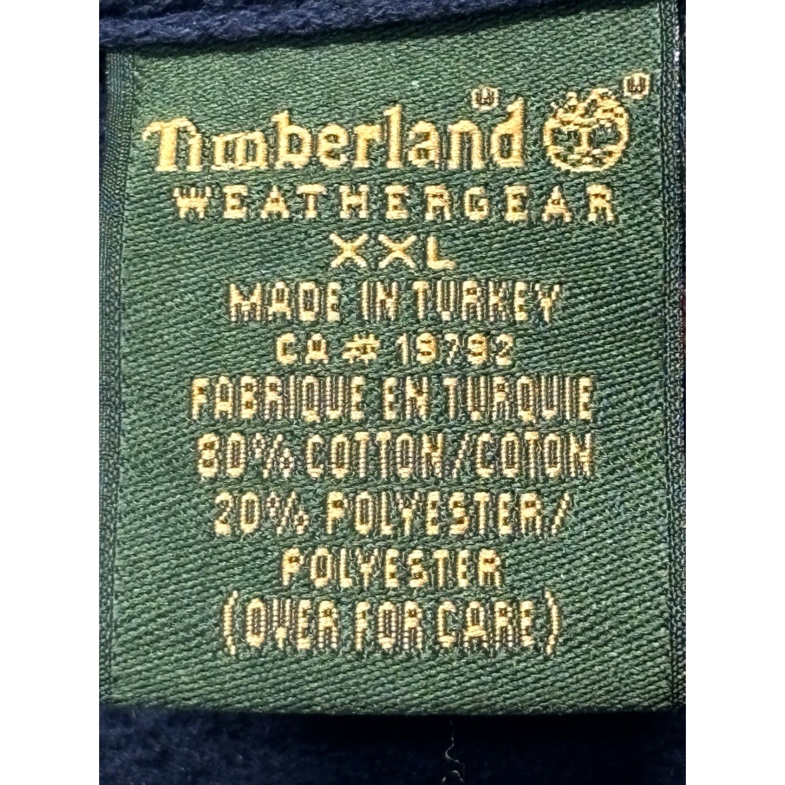 Timberland VINTAGE Timberland Sweatshirt Pullover 1/4 Zip Mens 2XL Navy Embroidered Y2K Shirt Size US XXL / EU 58 / 5 - 5 Thumbnail