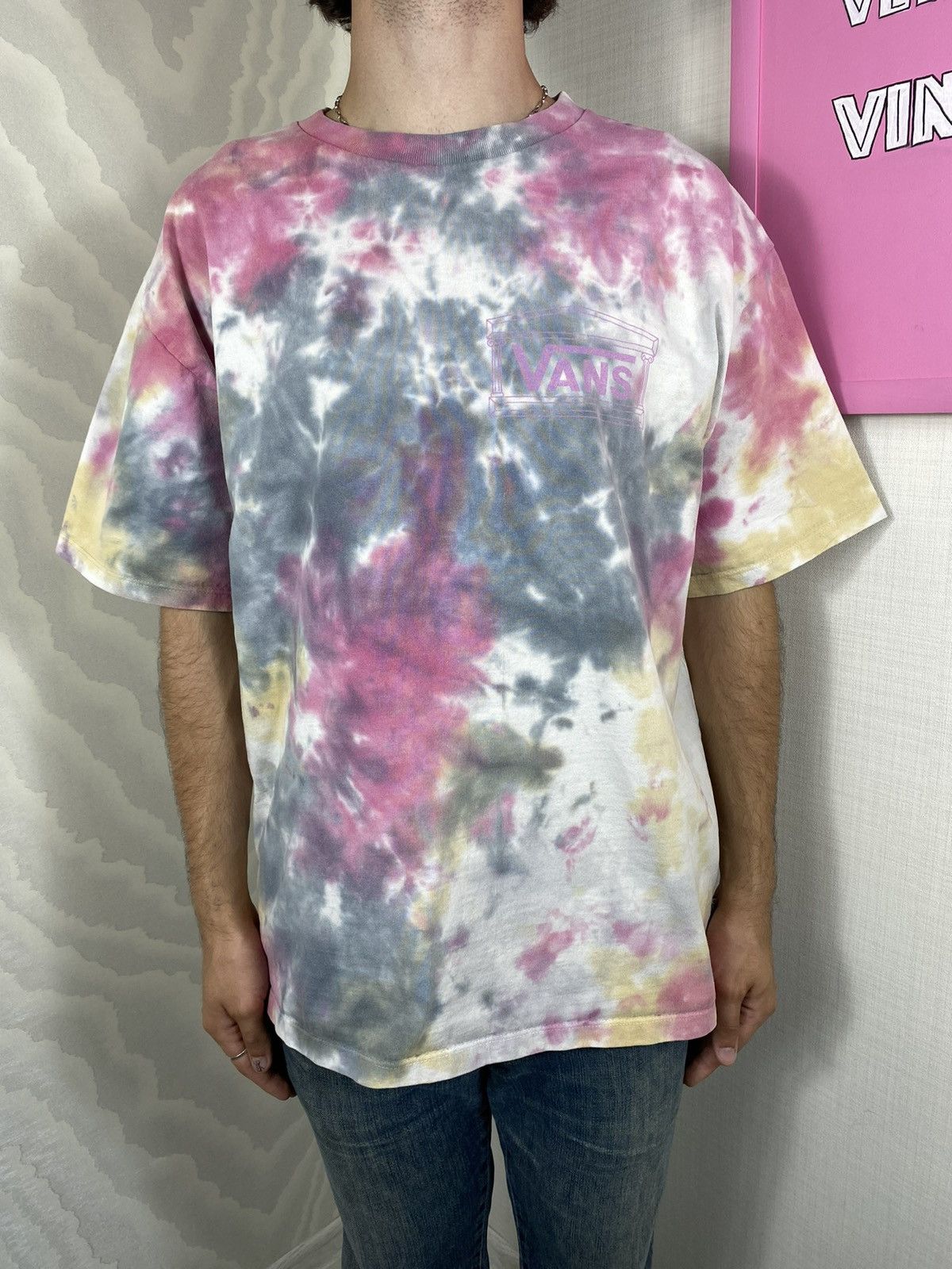 Aries × Vans Aries Vans Tie Dye T Shirt Size US XL / EU 56 / 4 - 2 Thumbnail