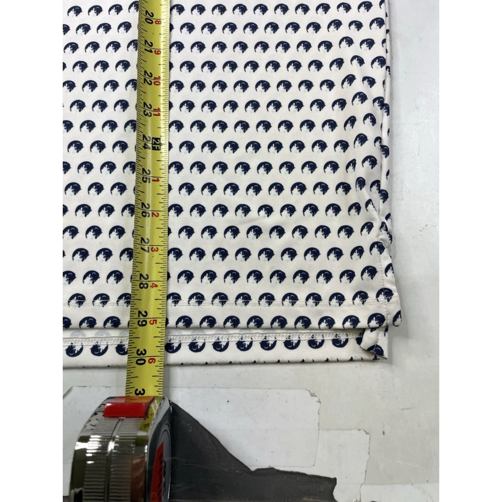 Vintage Greyson Saginaw Polo Shirt Mens Medium White AOP Wolf Print Golf Polo Shirt Size US M / EU 48-50 / 2 - 5 Thumbnail