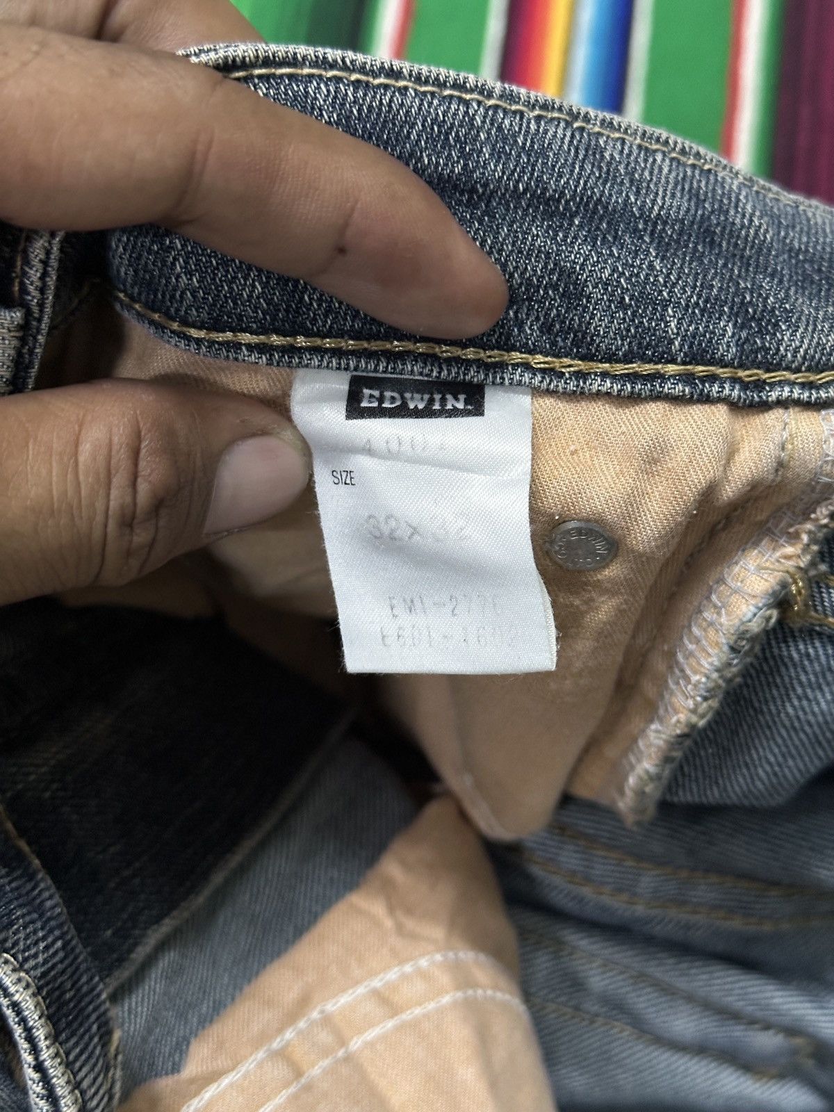 Other Vintage Japan Brand Edwin Flex Mini Bootcut💥 Size US 28 / EU 44 - 6 Thumbnail