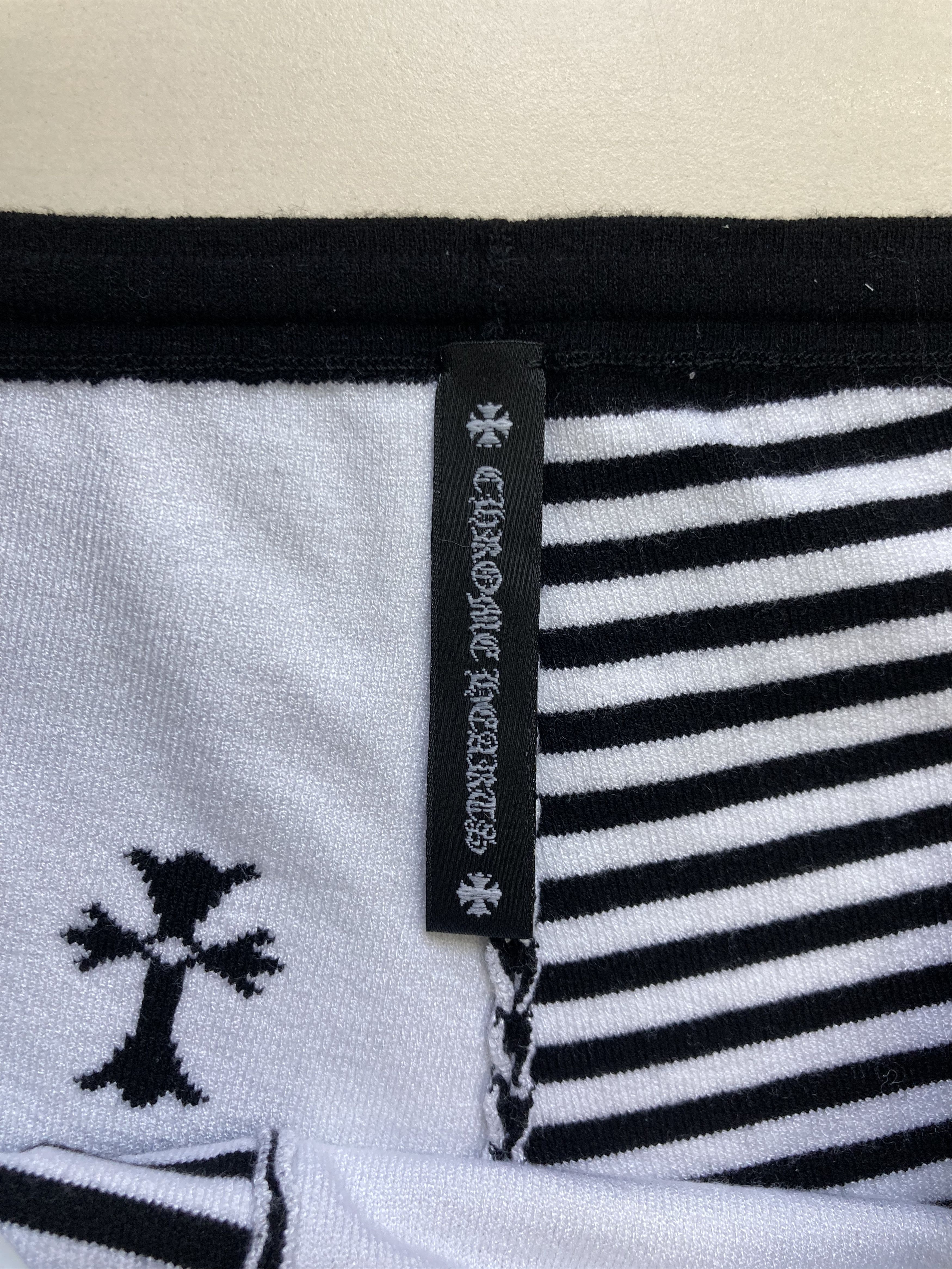 Chrome Hearts Chrome Hearts Striped Cross Stitching Drawstring Shorts Size 29" - 5 Thumbnail