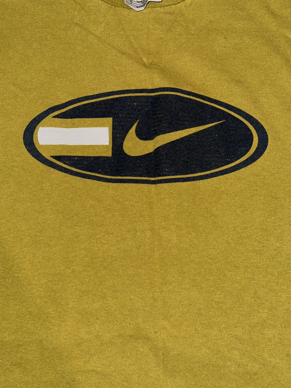 Nike × Vintage Rare Vtg 90s NIKE Oval Swoosh Graphic White Tag Tee Men’s XL Size US XL / EU 56 / 4 - 5 Thumbnail
