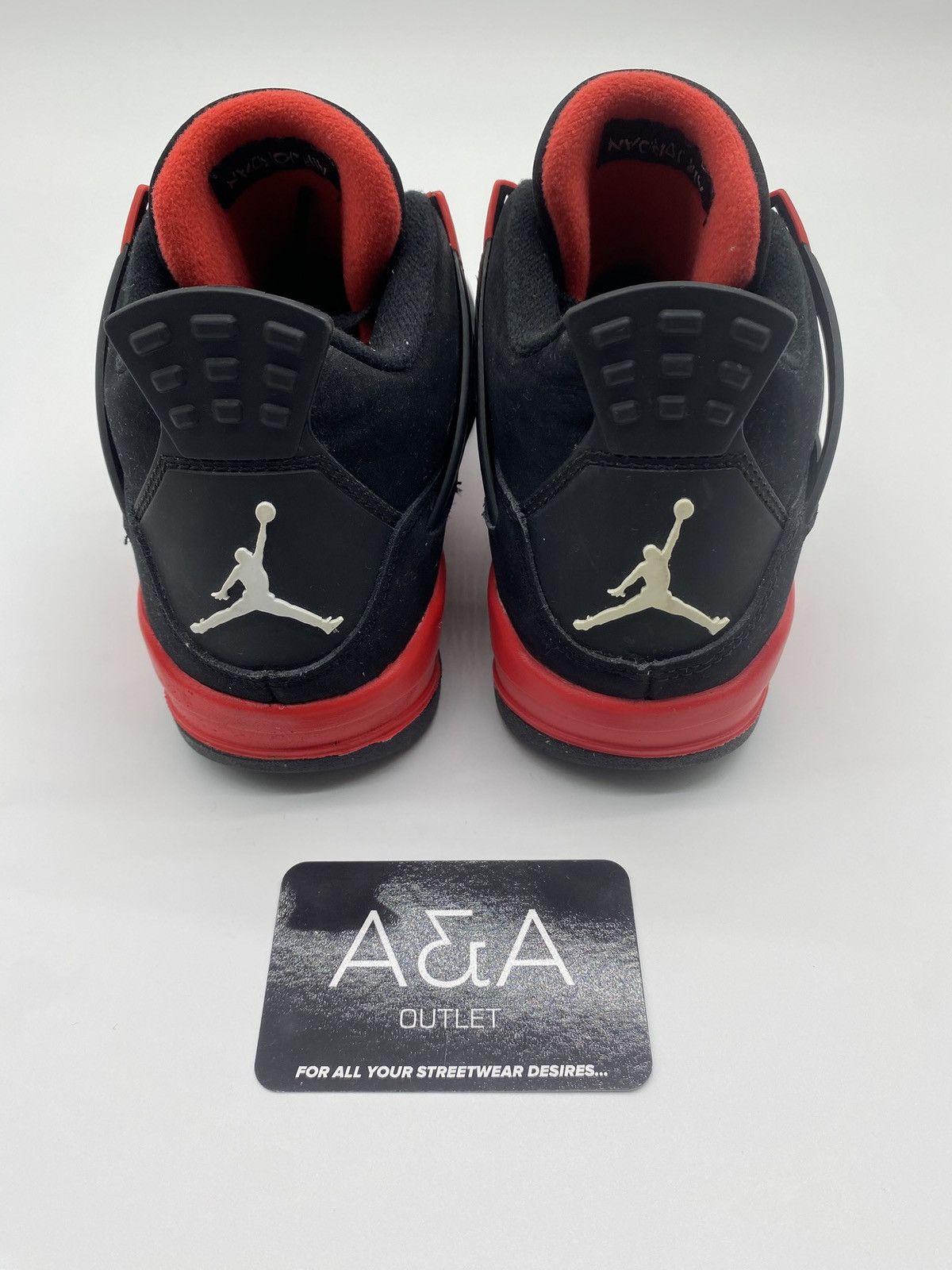 Jordan 4 Red Thunder - No Box US 5.5 Like New Free Shipping