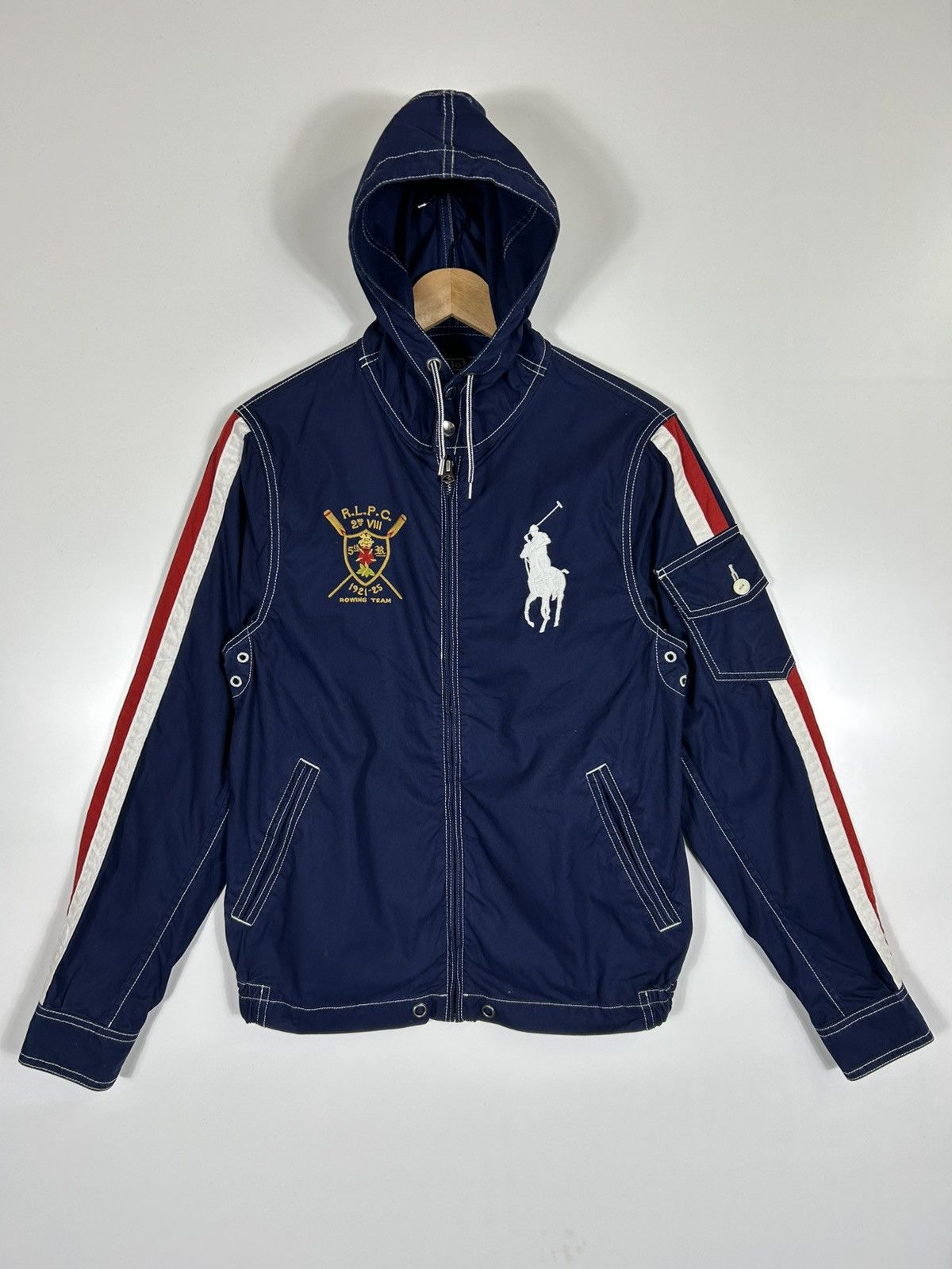 Polo Ralph Lauren 🔥Polo Ralph Lauren Big Pony Hooded Zipper Jacket Size US XS / EU 42 / 0 - 1 Thumbnail