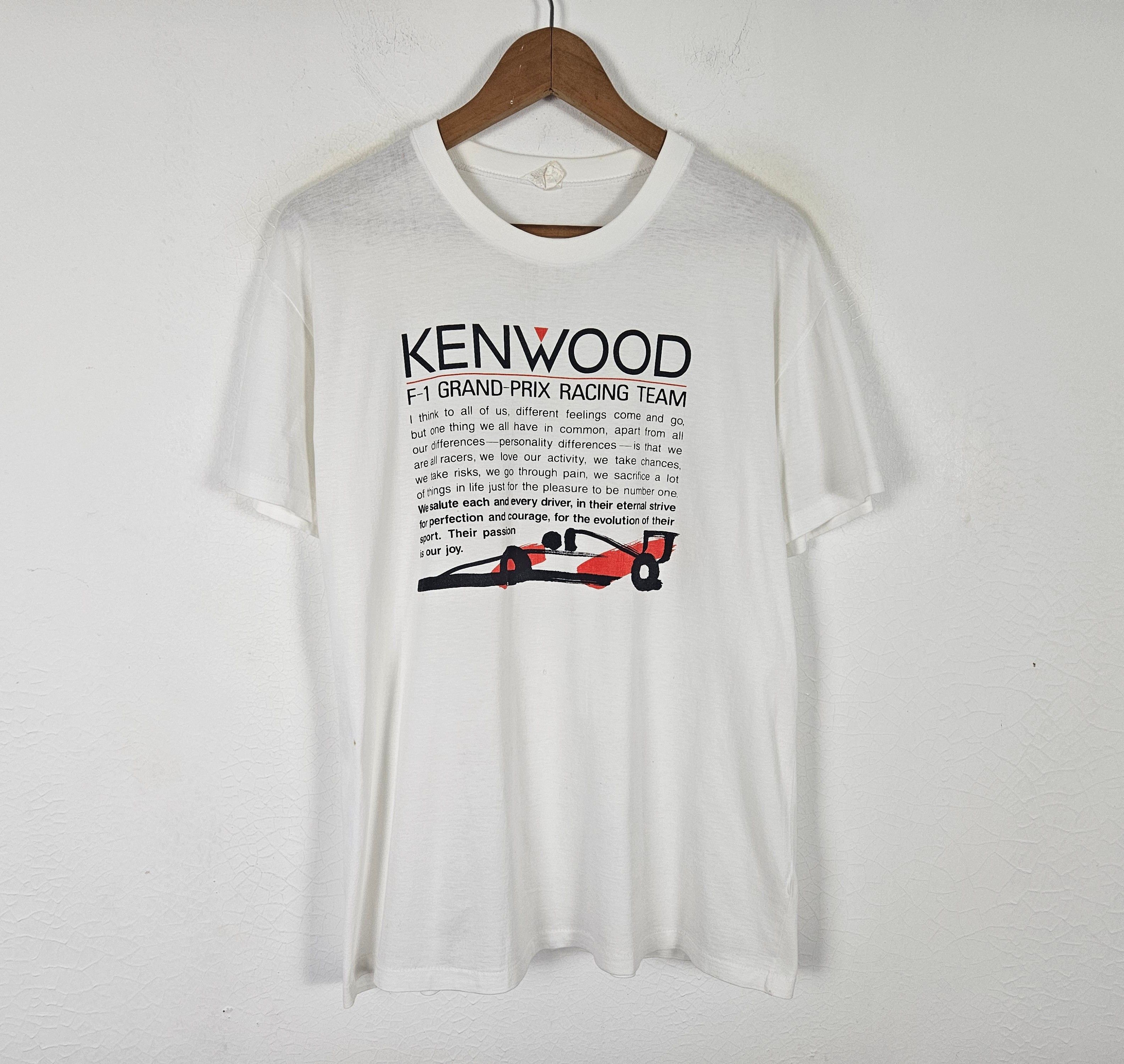 Vintage Vintage Formula 1 Grand Prix Kenwood shirt 90s Size US L / EU 52-54 / 3 - 2 Thumbnail