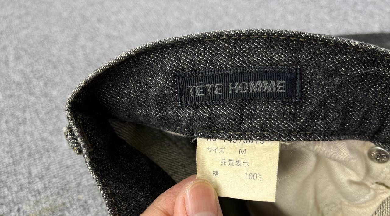 Vintage Issey Miyake Tete Homme Rare Punk Jeans Denim Pants