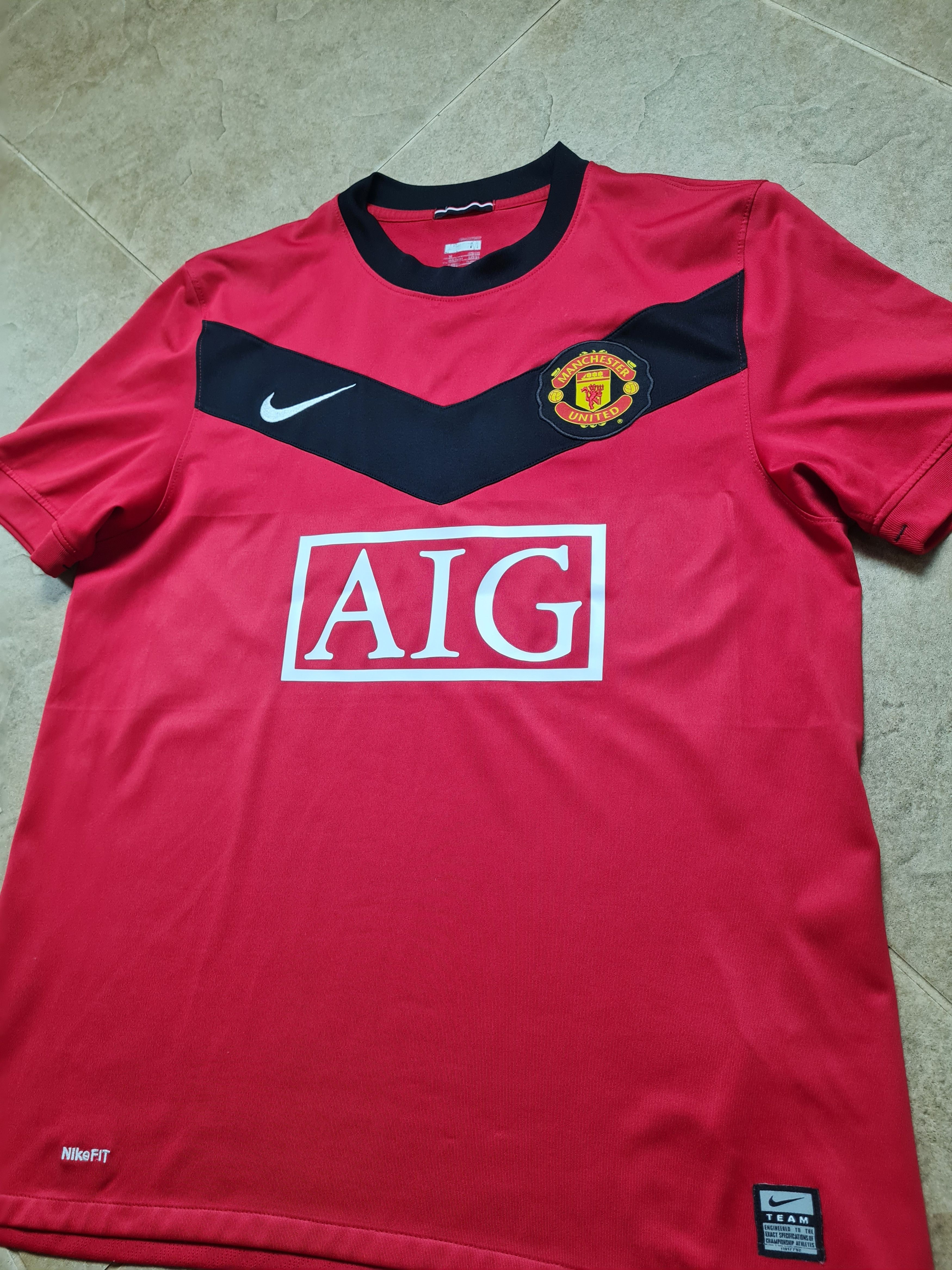 Nike MANCHESTER UNITED 2009/2010 NIKE HOME FOOTBALL SHIRT #7 OWEN Size US M / EU 48-50 / 2 - 20 Thumbnail