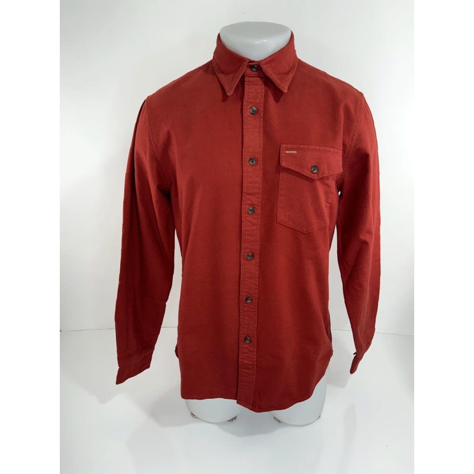 Vintage CRIQUET Austin - NEW w TAG - Heavy Duty Chamois Flannel Work Mens S Shirt Size US S / EU 44-46 / 1 - 2 Thumbnail