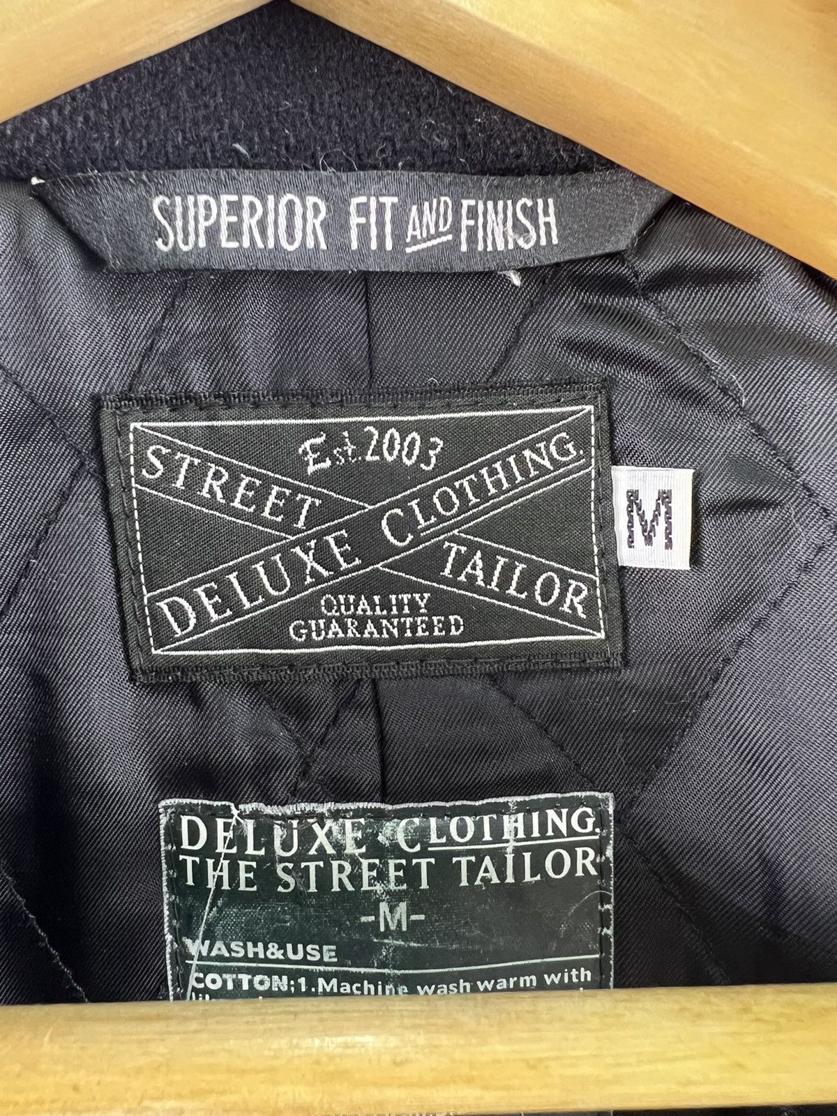 Japanese Brand 🔥 DELUXE CLOTHING STREET TAILOR MILITARY STYLE PEACOAT - M Size US S / EU 44-46 / 1 - 11 Thumbnail