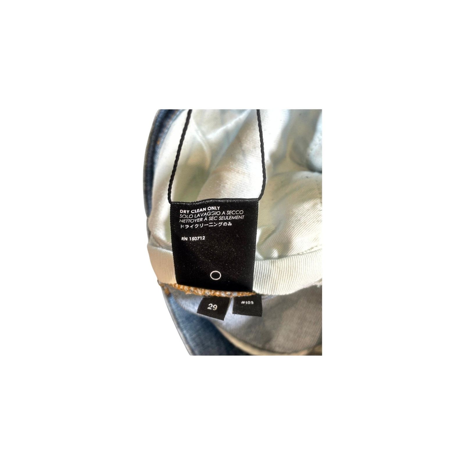 Amiri Amiri Stripe Light Wash & White Jeans Size US 29 - 6 Thumbnail