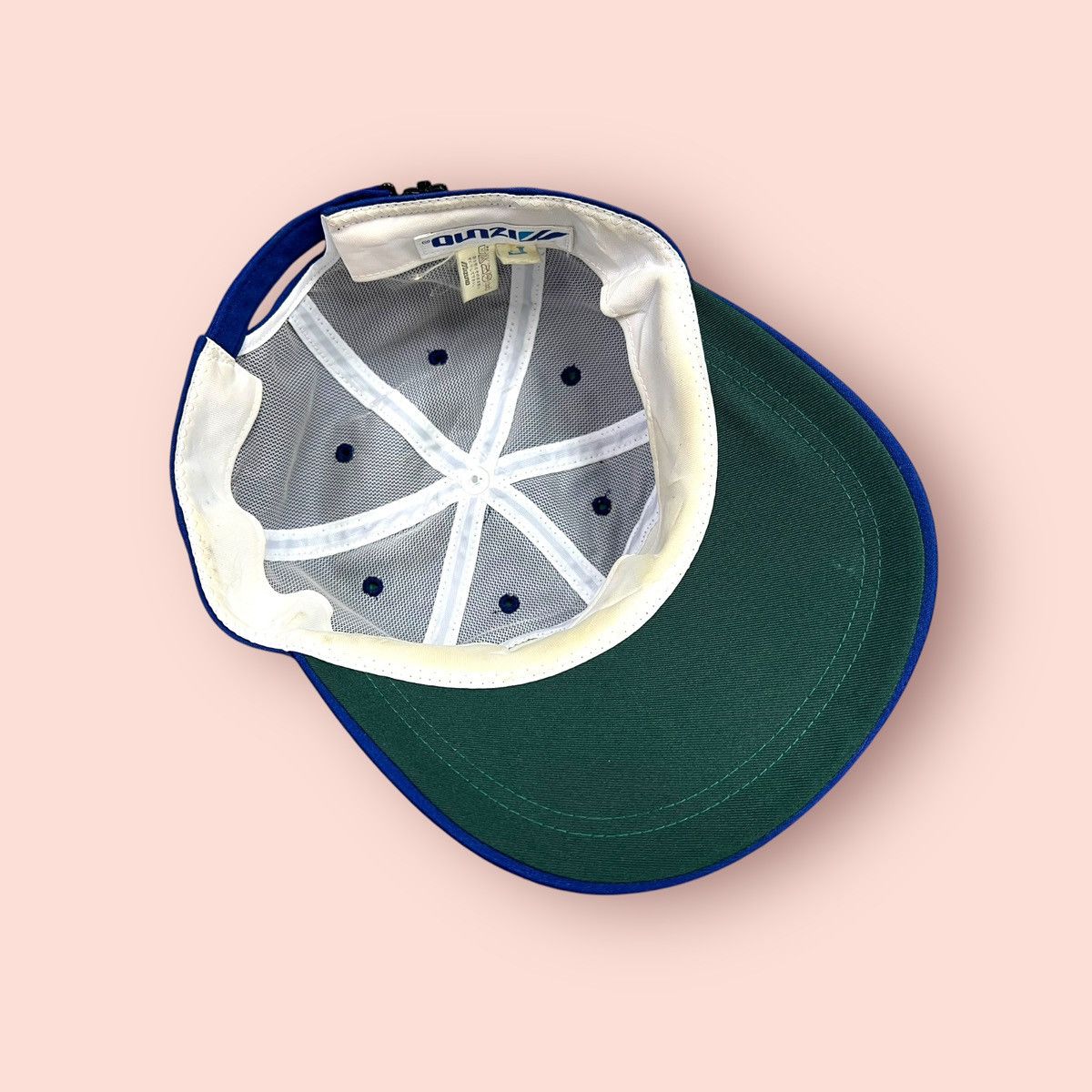 Mizuno VINTAGE MIZUNO ALL JAPAN JHS EKIDEN 7 PANEL STRAPBACK HAT Size ONE SIZE - 23 Thumbnail