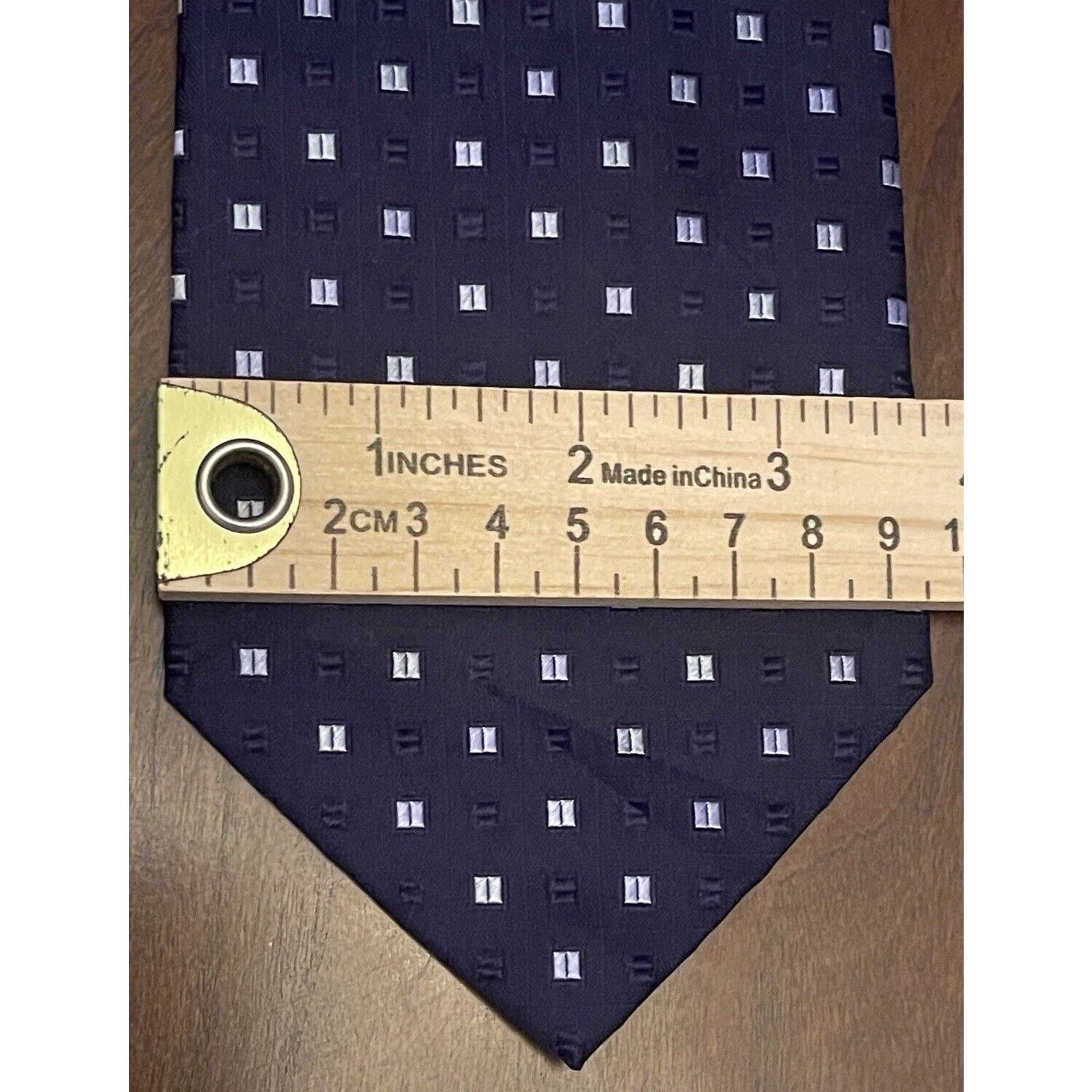Calvin Klein Calvin Klein Blue 100% Silk Men’s Neck Tie Made In China Size ONE SIZE - 4 Thumbnail