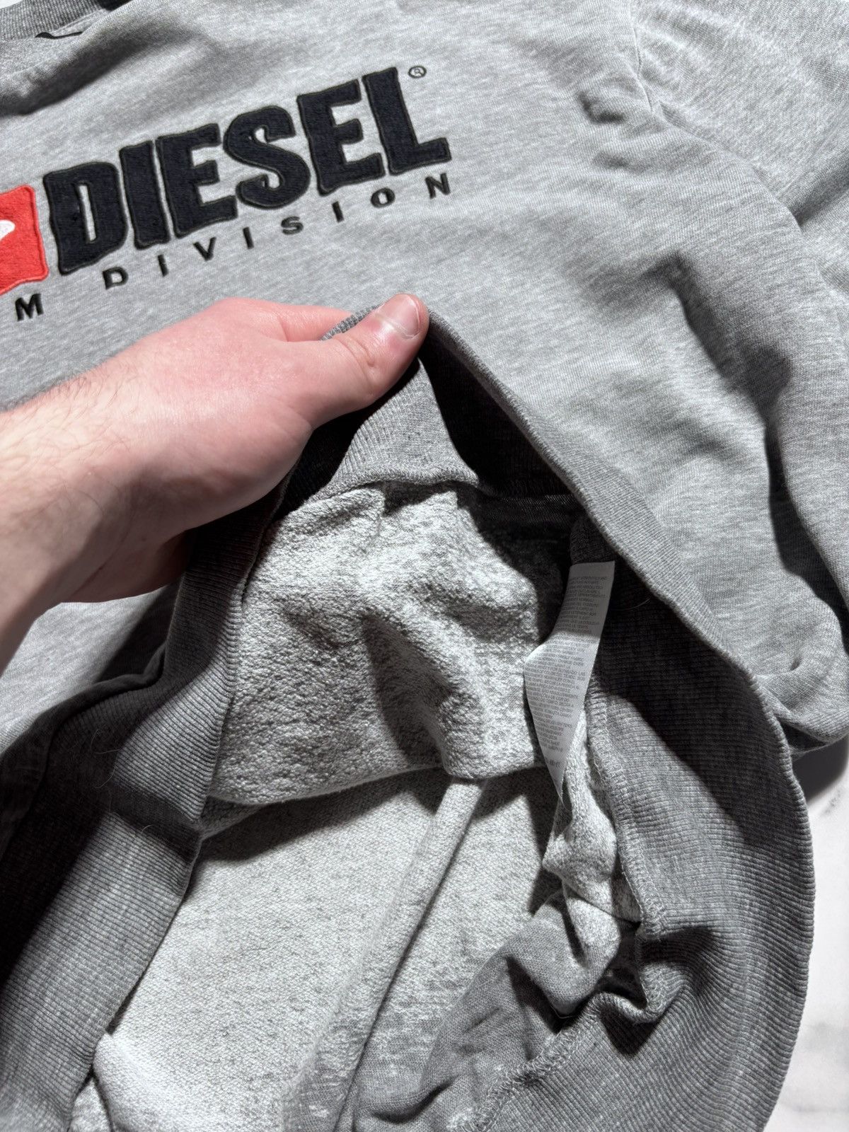 Diesel Y2K Diesel Sweatshirt Baggy Big Logo Embroidered Vintage Size US L / EU 52-54 / 3 - 7 Thumbnail
