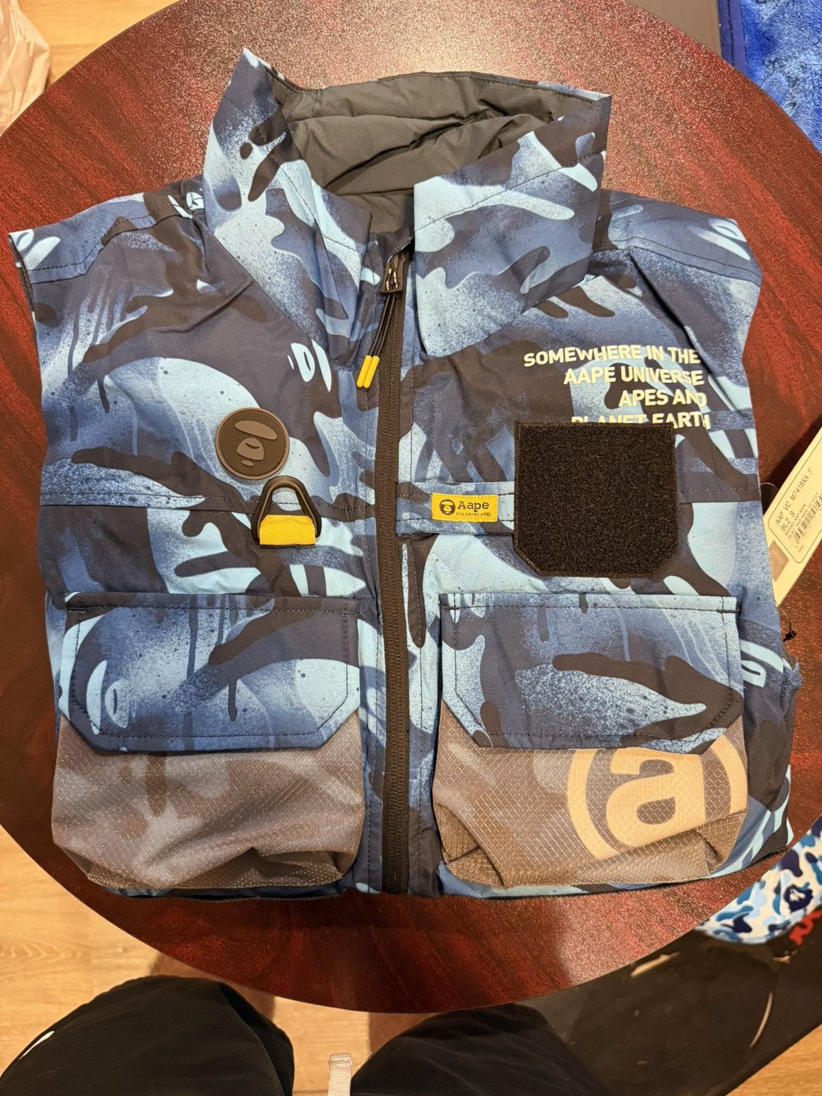 Aape AAPE x BAPE Utility Vest Reversible Size US S / EU 44-46 / 1 - 2 Thumbnail