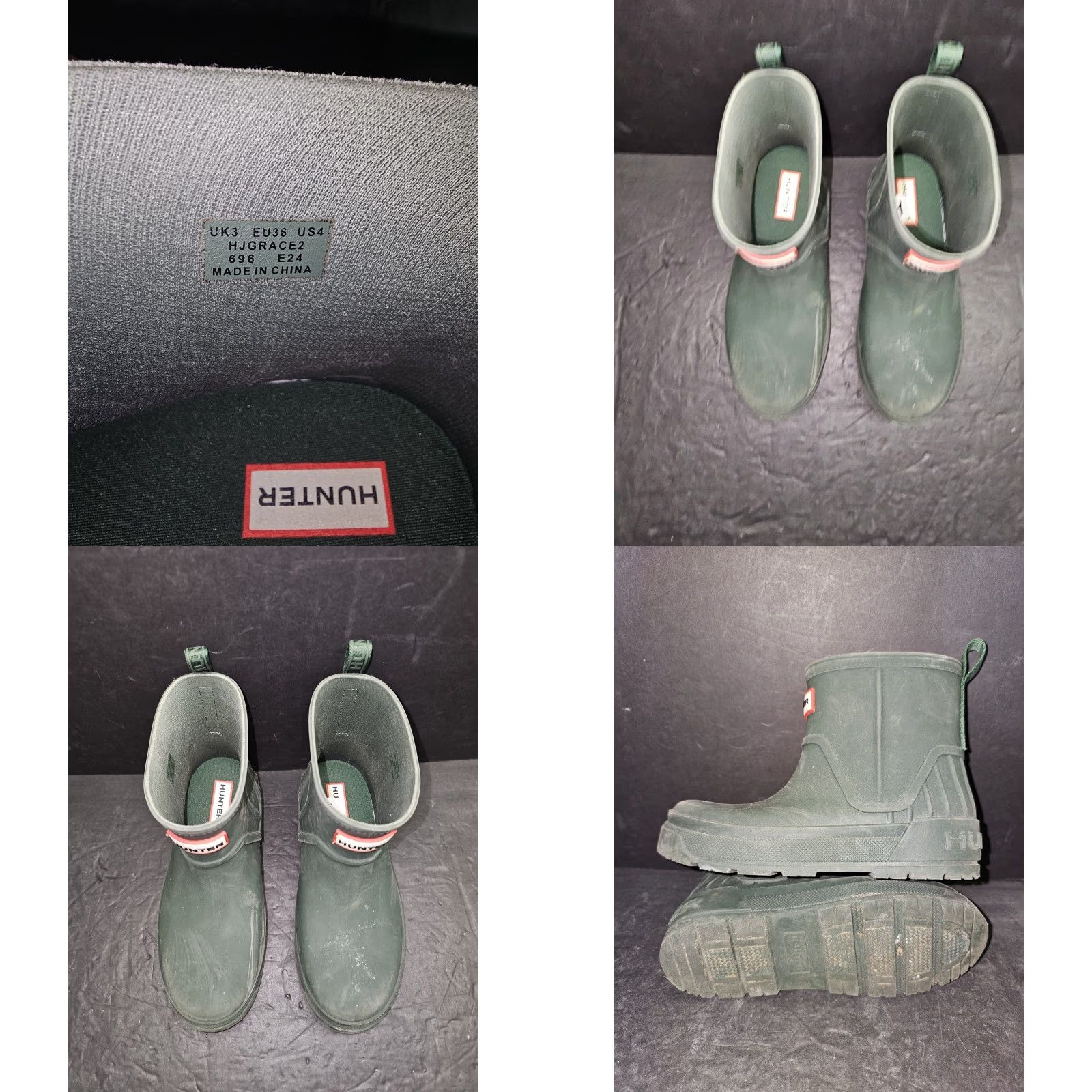 Hunter Hunter Grace Waterproof Rain Ankle Booties Slip-on Women's Size 4M Green Size US 5.5 / IT 35.5 - 8 Thumbnail