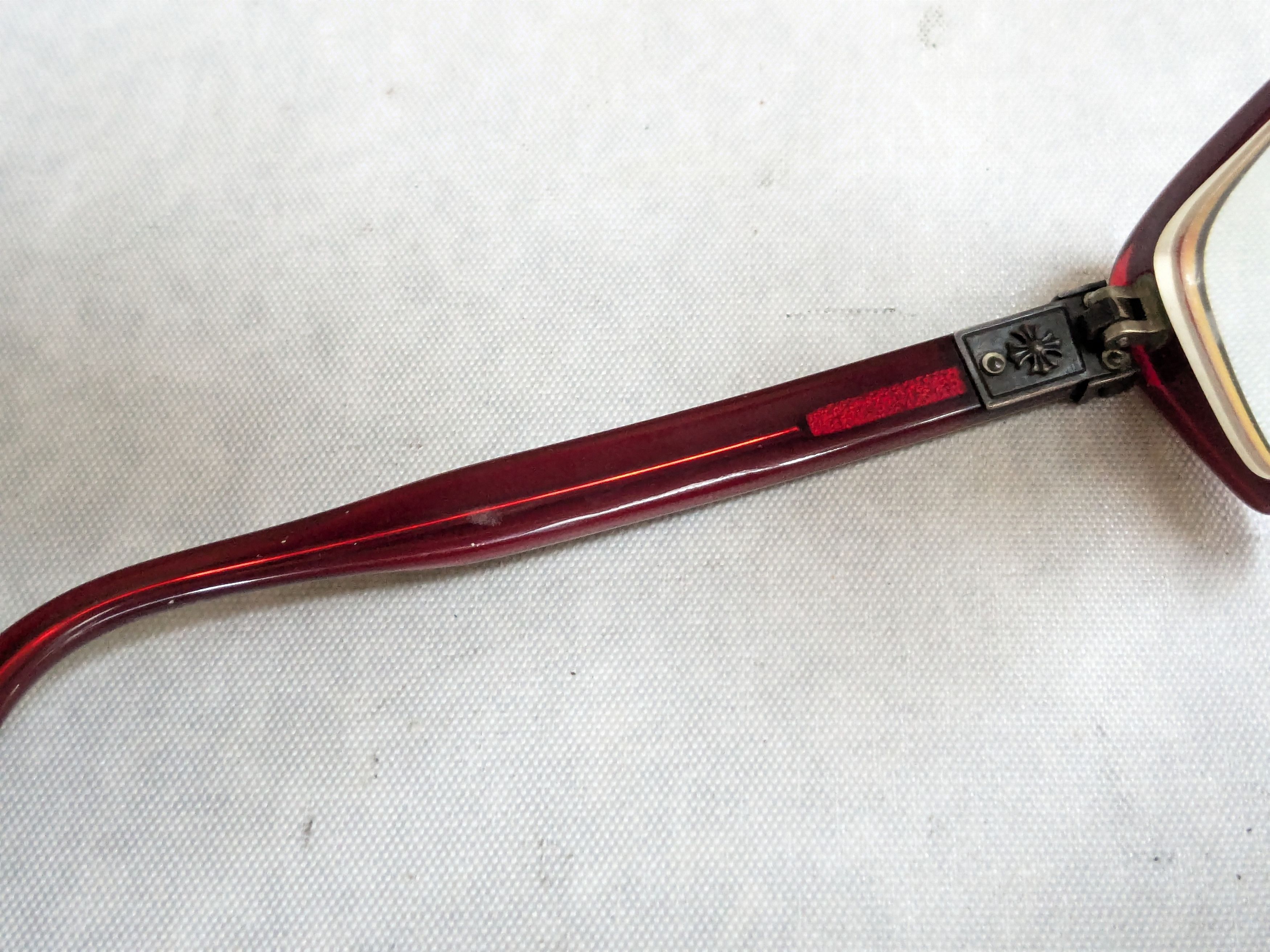 Chrome Hearts Chrome Hearts Venus Eyeglasses Black Red Rectangle Size ONE SIZE - 15 Thumbnail