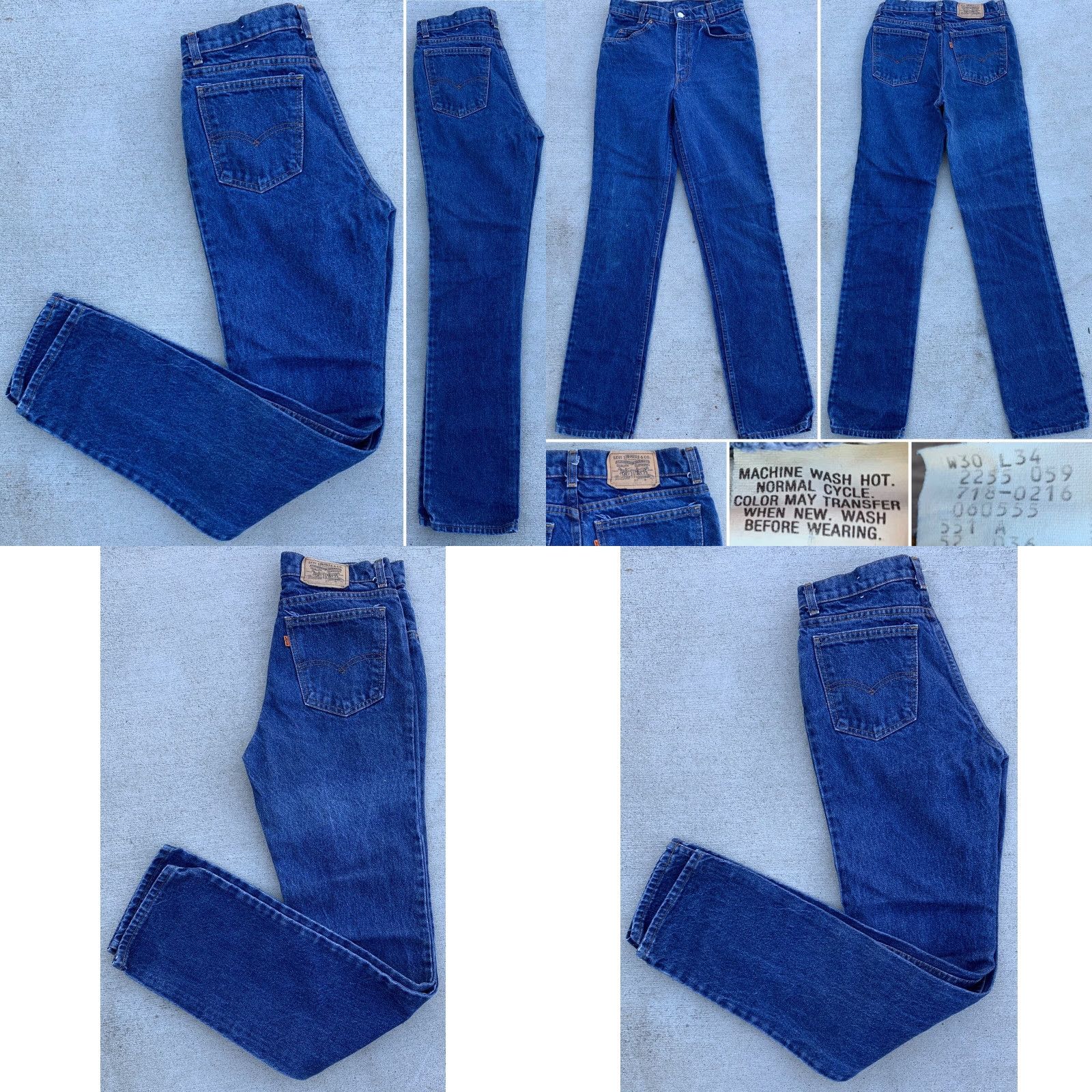 Levi's VINTAGE Levi’s 718 0216 Jeans Men 30 Regular USA Blue 5-Pocket Denim Cotton Inseam 33.5 in Rise 11 in Vintage Size US 30 / EU 46 - 9 Thumbnail