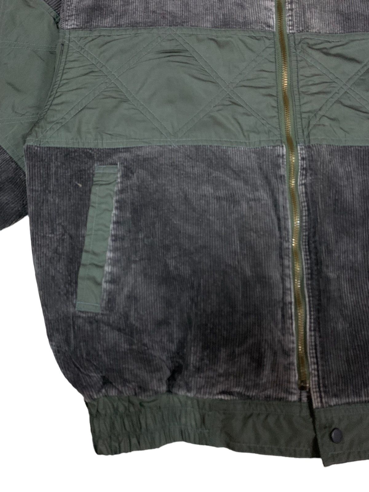 Designer × Issey Miyake × Vintage Vintage Issey Miyake Corduroy Reversible Bomber Jacket Size US M / EU 48-50 / 2 - 6 Thumbnail
