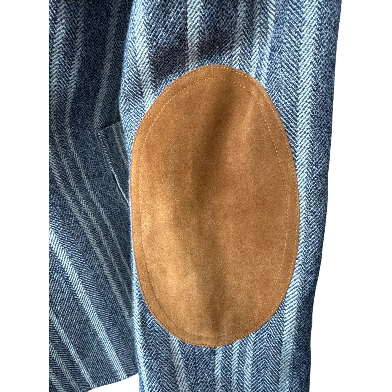 SMYTHE SMYTHE Duchess Tweed Wool Striped Single Button Blazer Size M / US 6-8 / IT 42-44 - 8 Thumbnail