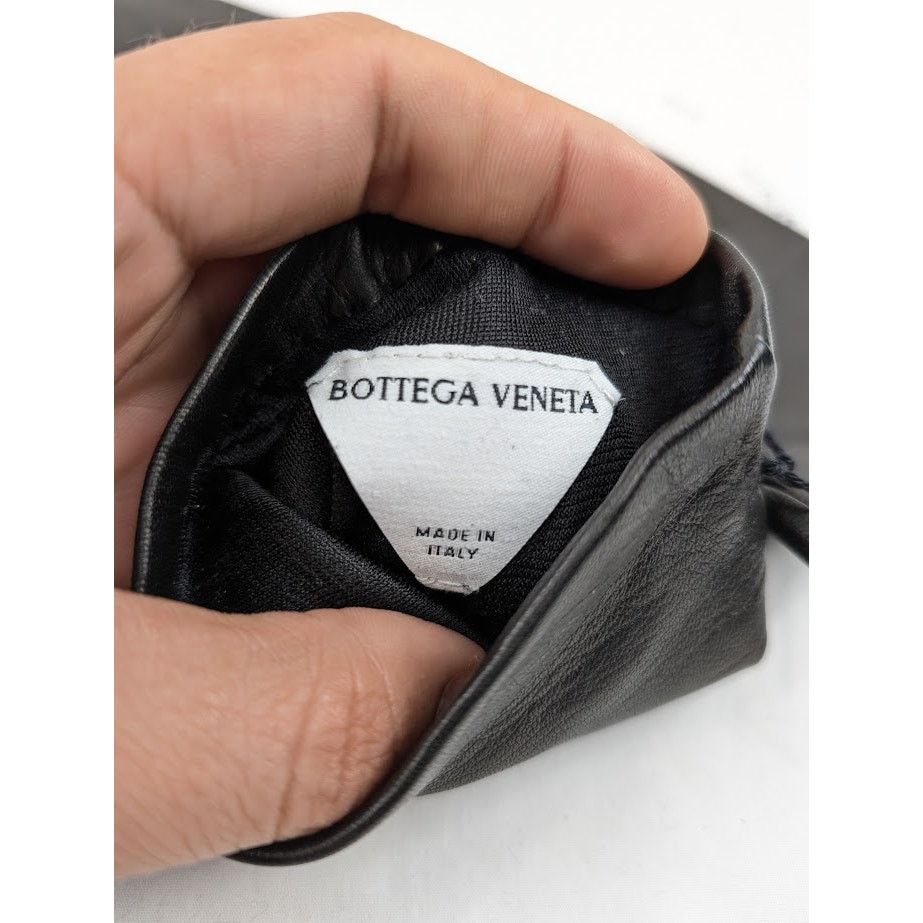 Bottega Veneta o1rshd1 Size: 7.5 / Gloves Midi Nappa Soft Leather in Black Size ONE SIZE - 8 Thumbnail