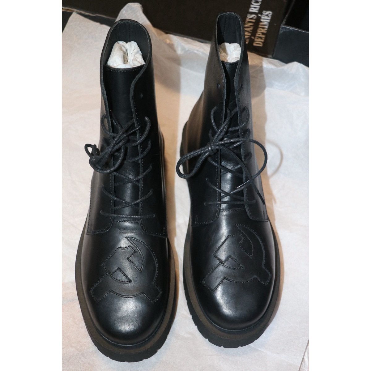 Enfants Riches Deprimes Enfants Riches Déprimés Sickle and Hammer USSR Winona Boots Size US 11 / EU 44 - 2 Thumbnail