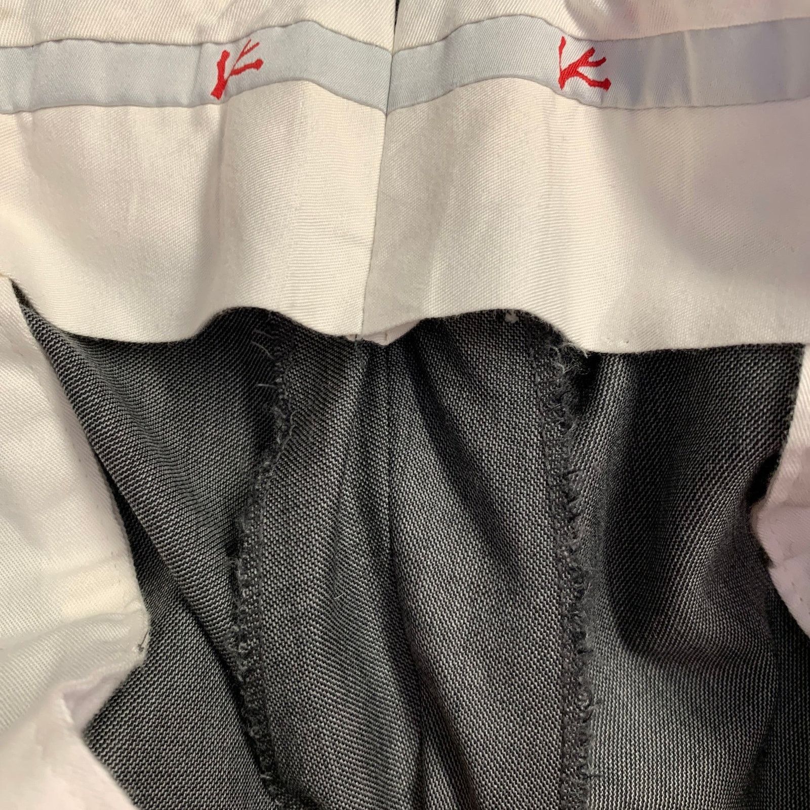 Isaia ISAIA Size 46 Regular Grey Slate Wool Notch Lapel Suit Size 46R - 11 Thumbnail