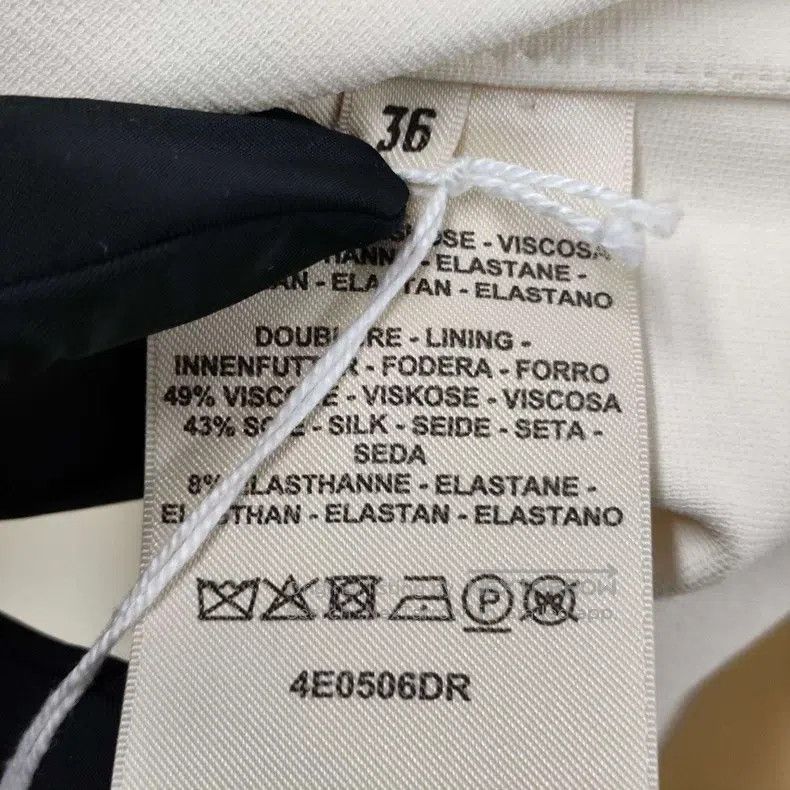 Hermes Hermes White nylon knit dress Size XS / US 0-2 / IT 36-38 - 6 Thumbnail