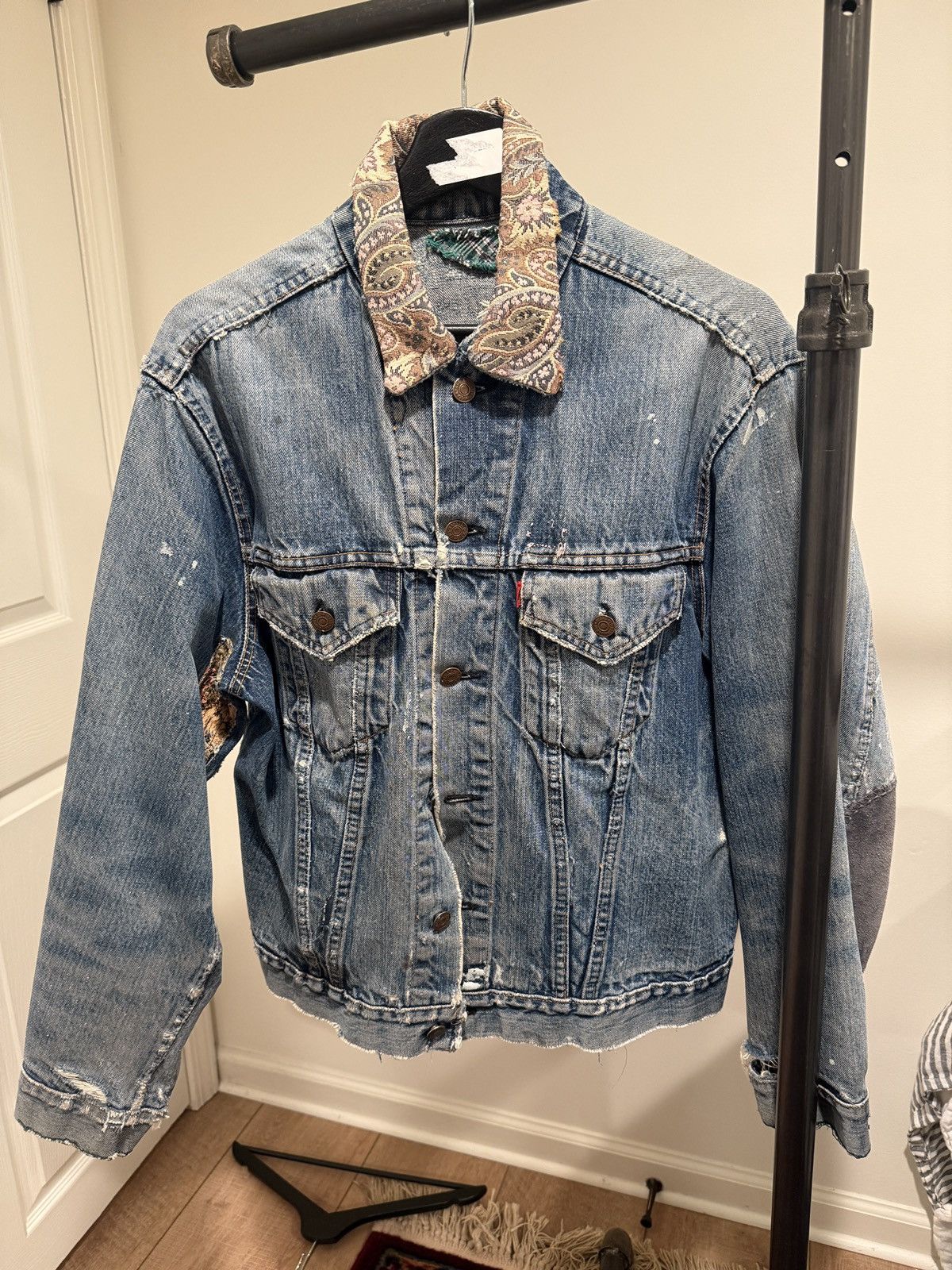 Levi's 1960s Levis Trucker Jacket Size US M / EU 48-50 / 2 - 2 Thumbnail