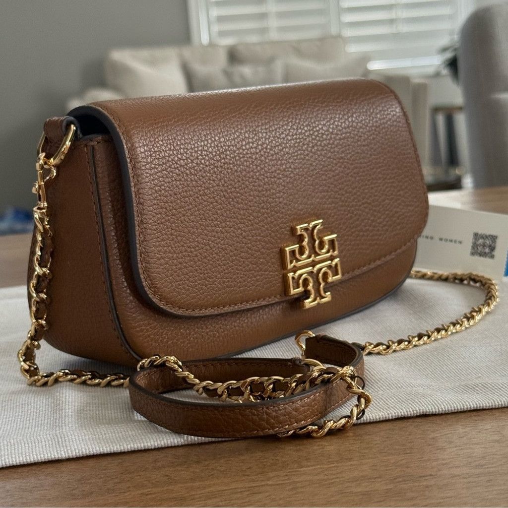 Tory Burch Tory Burch BRITTEN CONVERTIBLE CROSSBODY Leather Shoulder in Size ONE SIZE - 2 Thumbnail