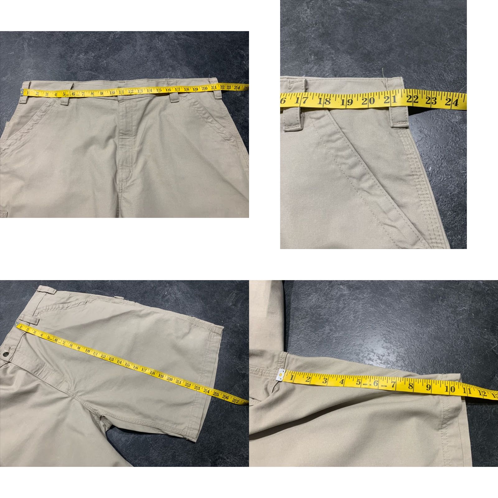 Carhartt VINTAGE Carhartt Cargo Shorts Mens 42 Canvas Beige 10 Inseam 42 Waist Tan Beig e Cotton Workwear Y2K Skater Grunge Regular Mens Size US 42 / EU 58 - 8 Thumbnail