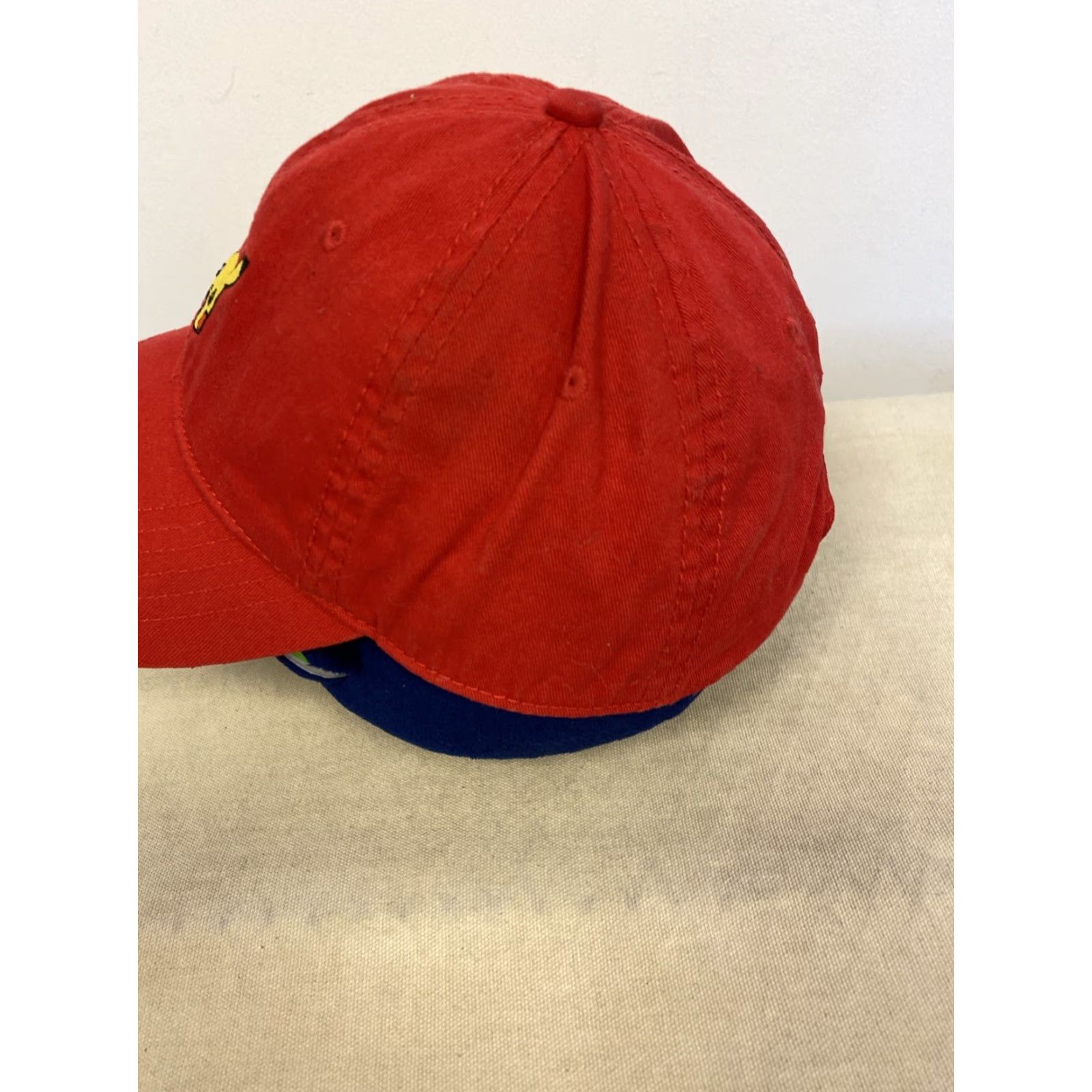 Vintage VINTAGE Pikachu Baseball Cap Men One Size Red OSFM 515 Pieces Collectible Hat Mens Size ONE SIZE - 3 Thumbnail