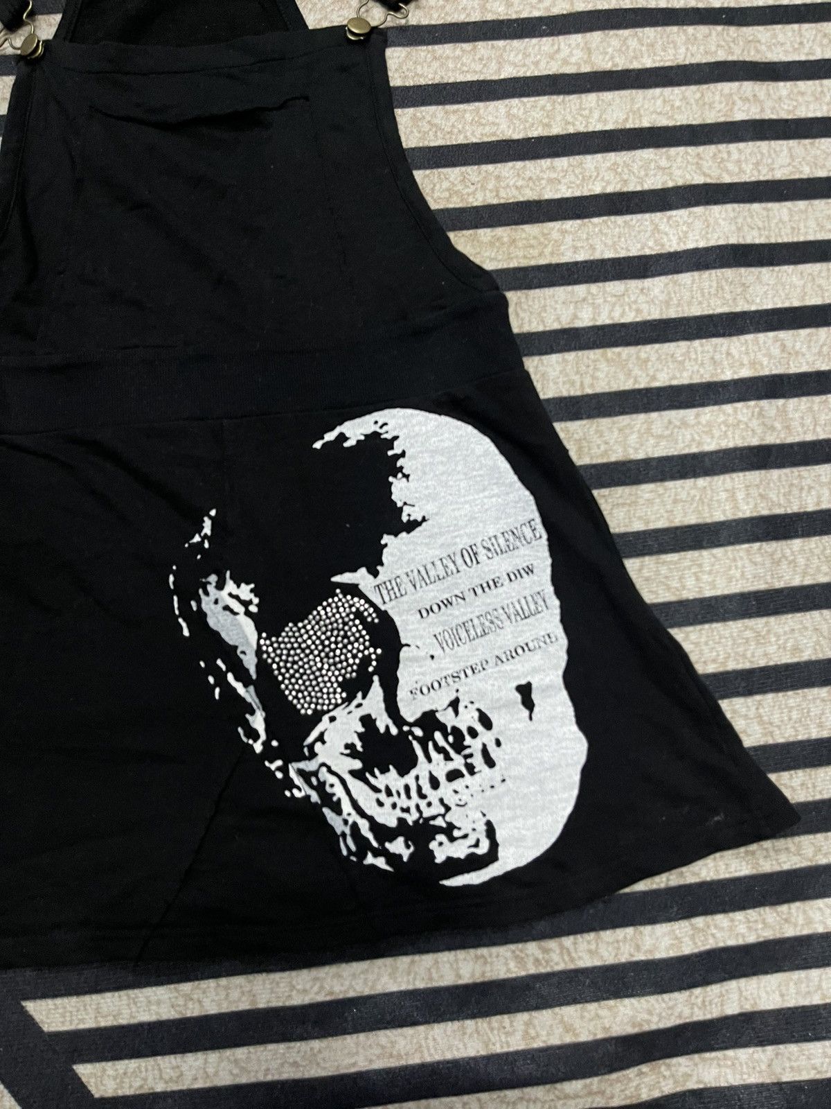 If Six Was Nine 2000s L.G.B STYLE M.K.R SKULL HOODIE MINI DRESS RARE DESIGN Size M / US 6-8 / IT 42-44 - 4 Thumbnail