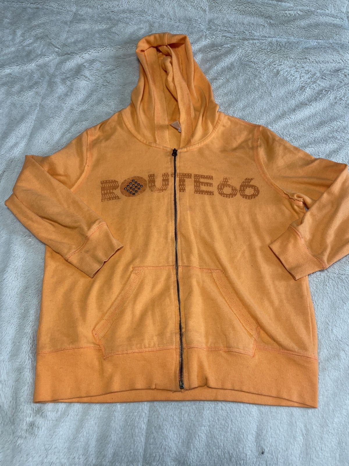 Route 66 Route 66 orange sweatshirt vintage Size L / US 10 / IT 46 - 4 Thumbnail