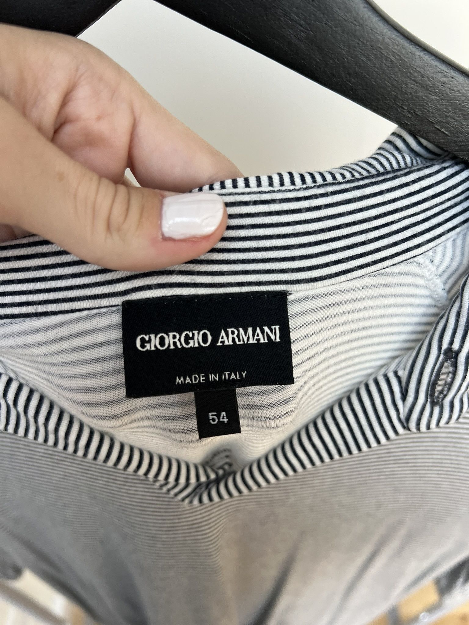 Giorgio Armani Georgio Armani Viscose Stretch Polo Size US L / EU 52-54 / 3 - 3 Thumbnail