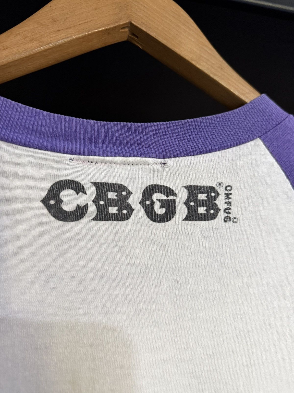 Band Tees Vintage 3Q CBGB & OMFUG Home Of Underground Rock Faded Tee Size US L / EU 52-54 / 3 - 10 Thumbnail