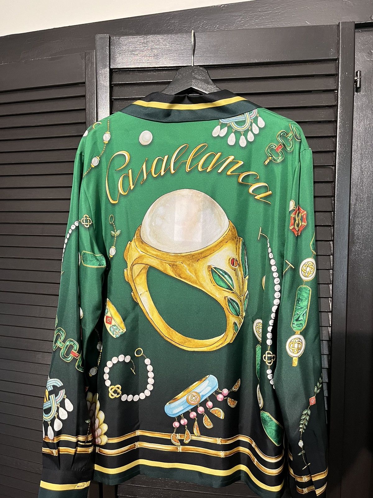 Casablanca CASABLANCA: LA BOITE A BIJOUX SILK SHIRT Size US M / EU 48-50 / 2 - 2 Thumbnail