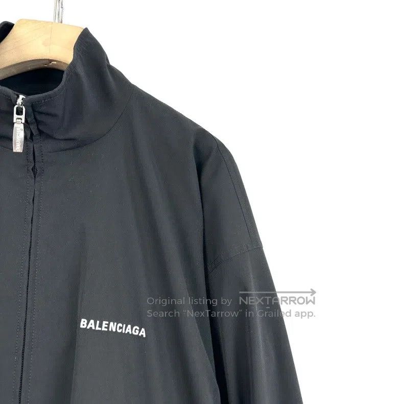 Balenciaga Balenciaga Black Letter Printed Stand Collar Jacket Size US L / EU 52-54 / 3 - 5 Thumbnail