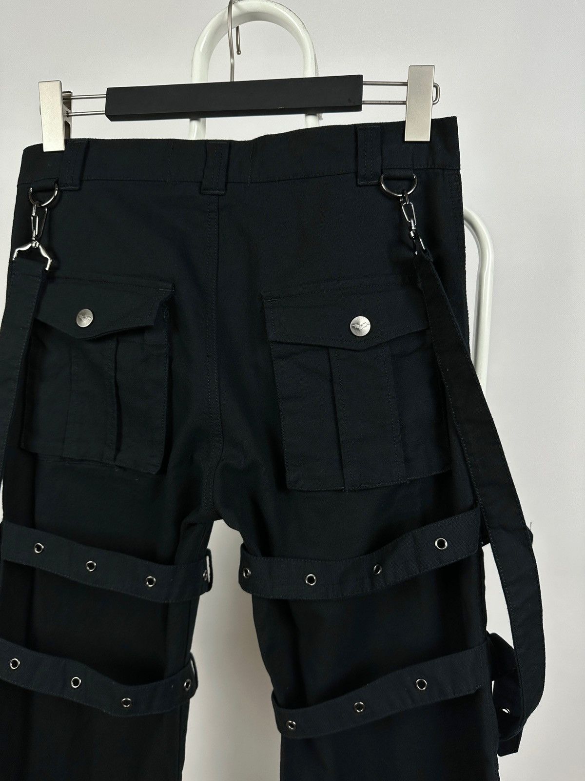 Queen Of Darkness Avant Garde Punk Goth Bondage Cargo Pants