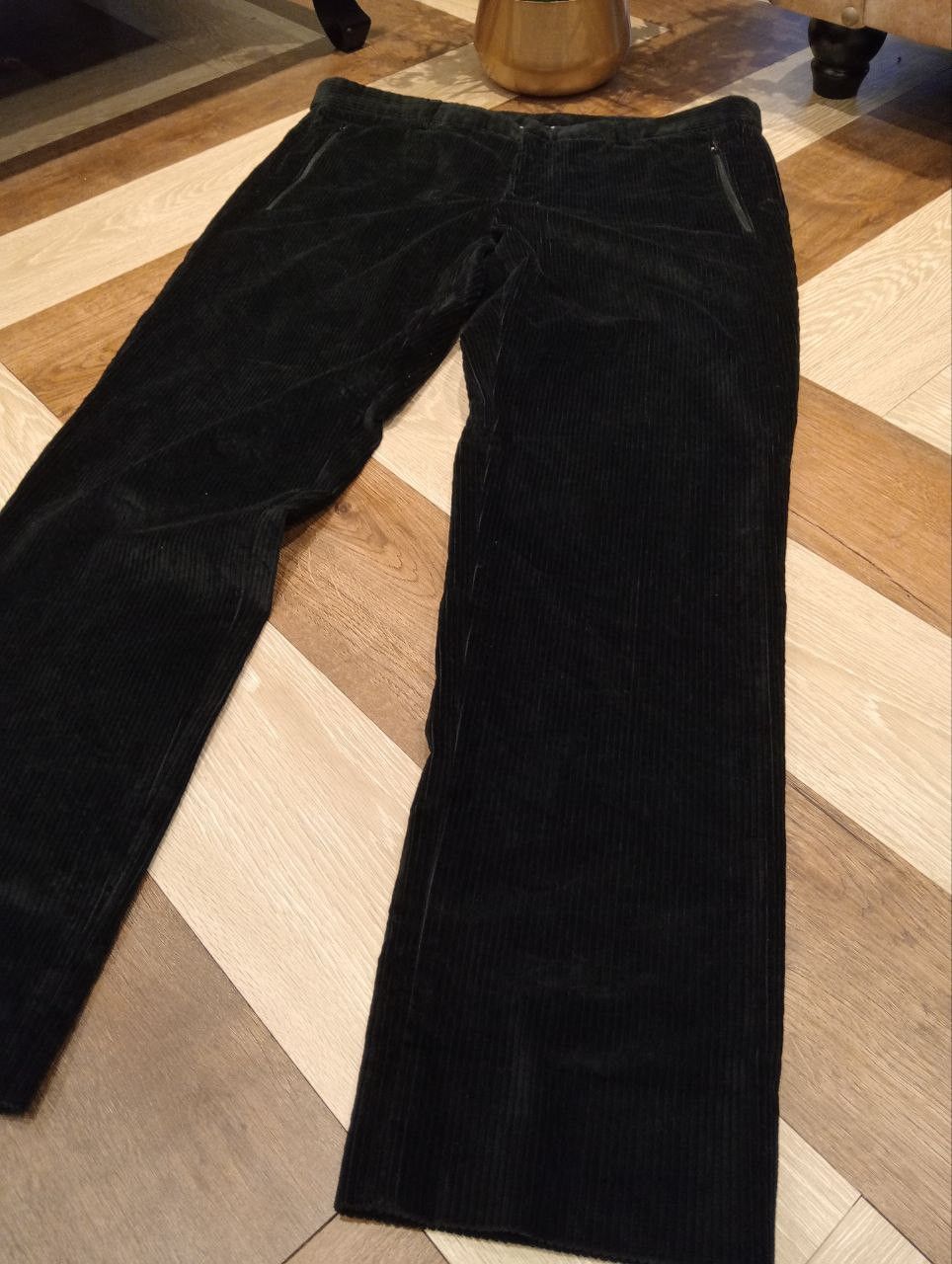 Emporio Armani EMPORIO ARMANI MATT LINE ADJUSTABLE WAIST CORDUROY PANTS Size US 36 / EU 52 - 4 Thumbnail