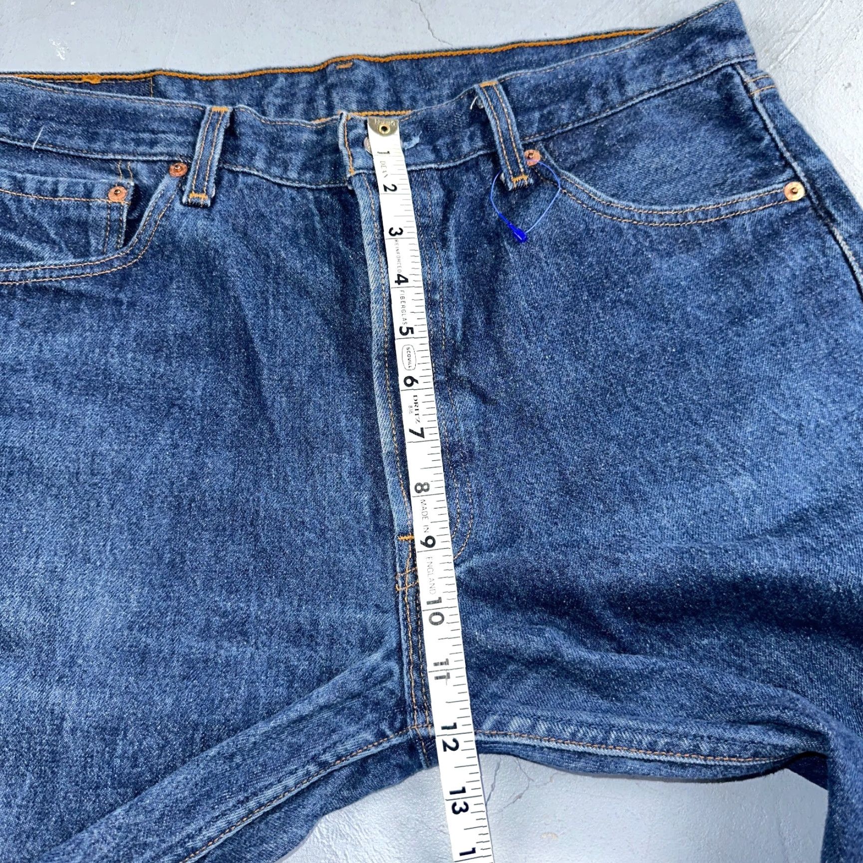 Levi's VINTAGE Levi's 501 Jeans Men 36x36 Dark Wash Straight Leg 90s USA Classic Denim Size US 36 / EU 52 - 6 Thumbnail